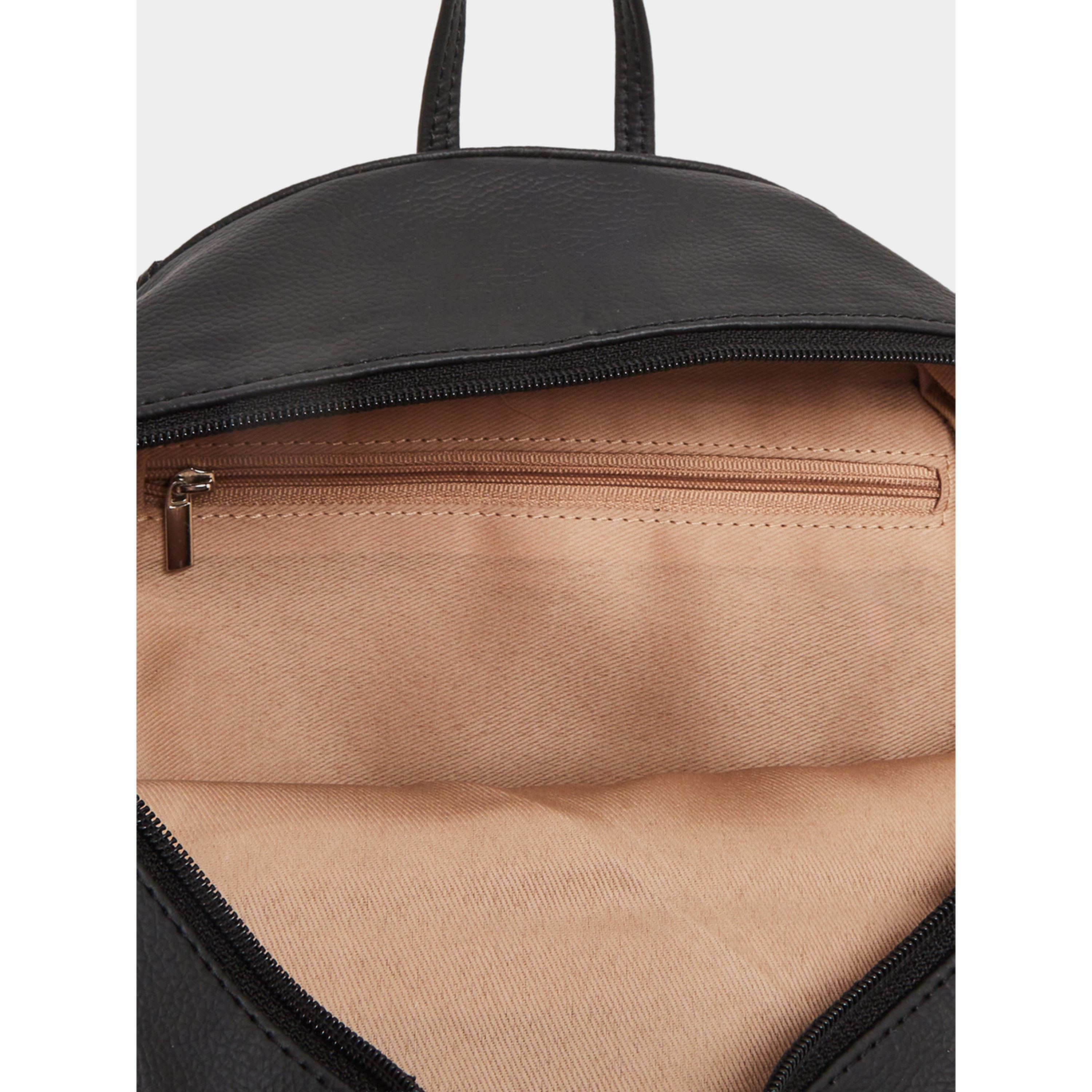Styli Black Quilted Studded Backpack-women-bagsandwallets-backpacks-image-6