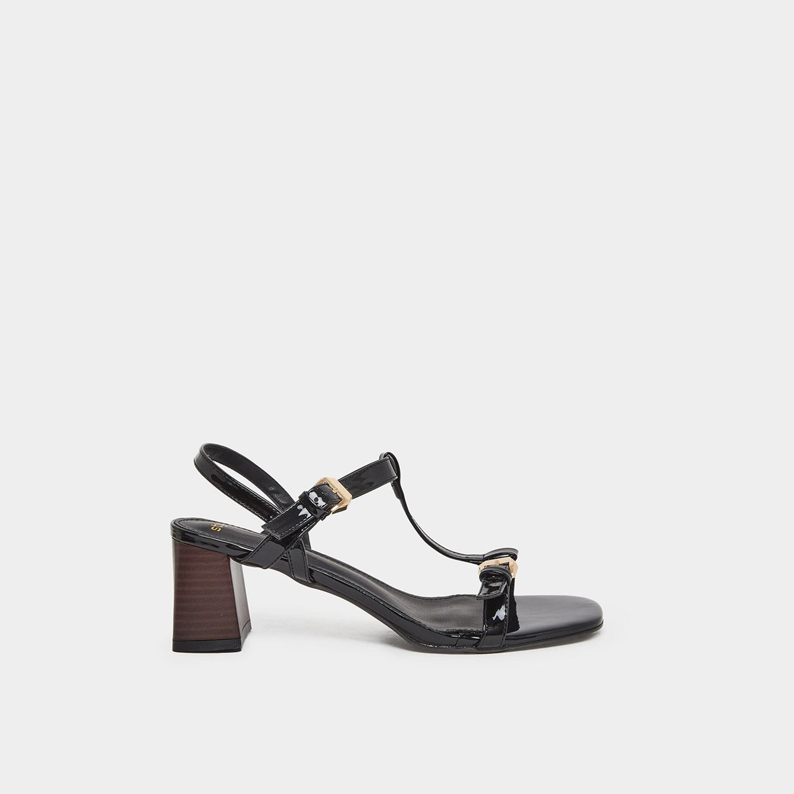 ستايلي - صندل أنيق بكعب عريض لون أسود-women-shoes-sandals-heeled-image-3