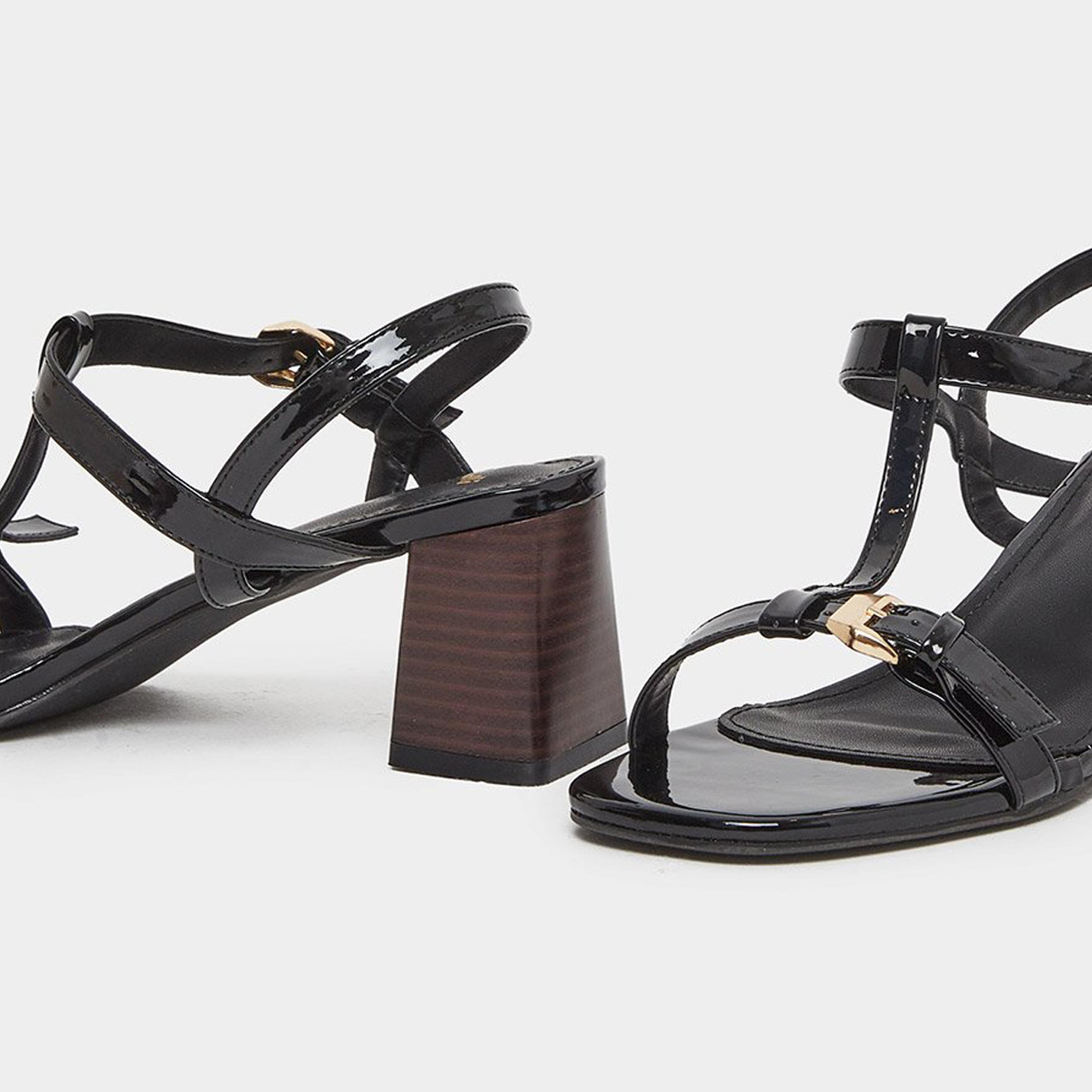 ستايلي - صندل أنيق بكعب عريض لون أسود-women-shoes-sandals-heeled-image-4
