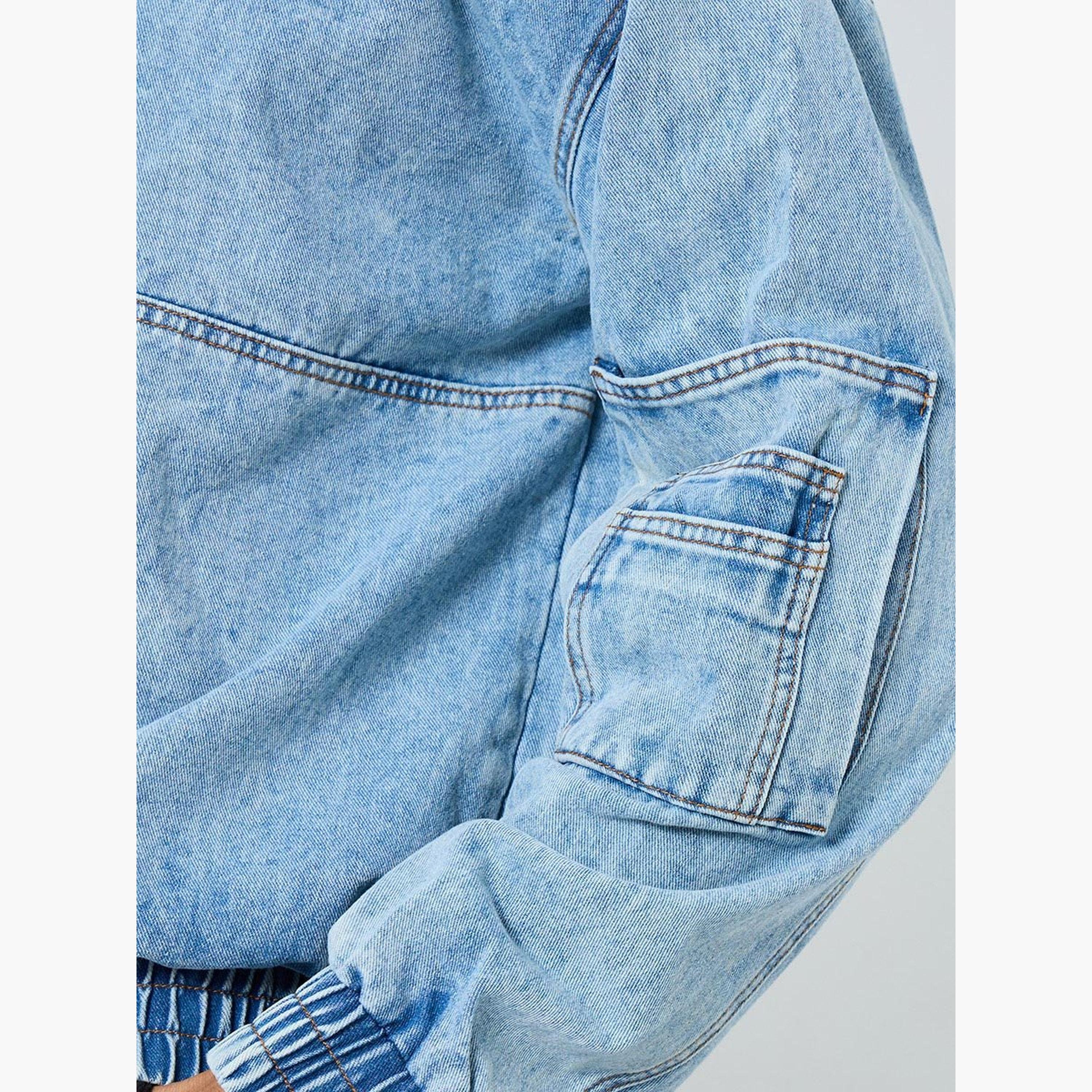 Styli Men Acid Wash Denim Jacket-men-clothing-jacketsandblazers-jackets-image-5