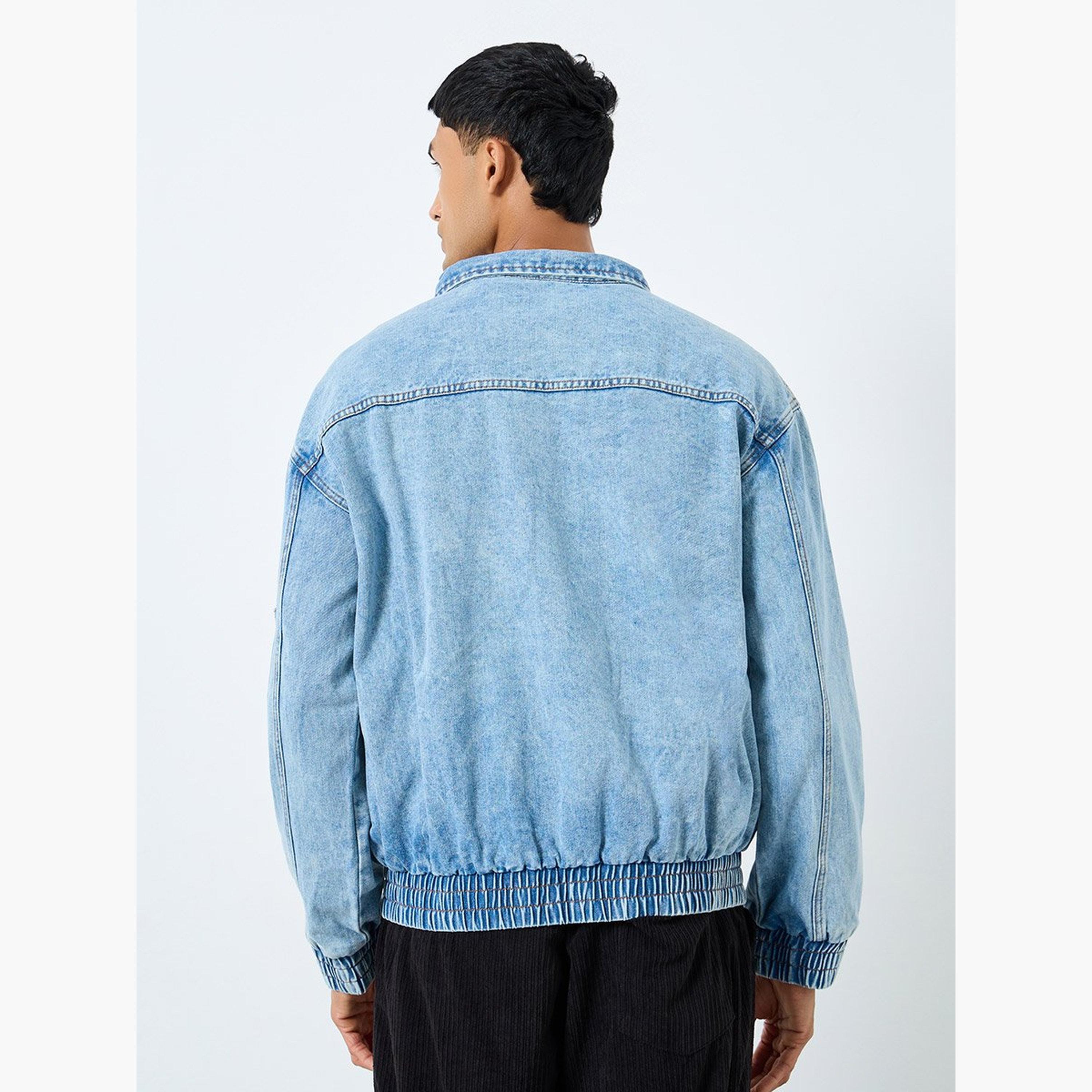 Styli Men Acid Wash Denim Jacket-men-clothing-jacketsandblazers-jackets-image-6