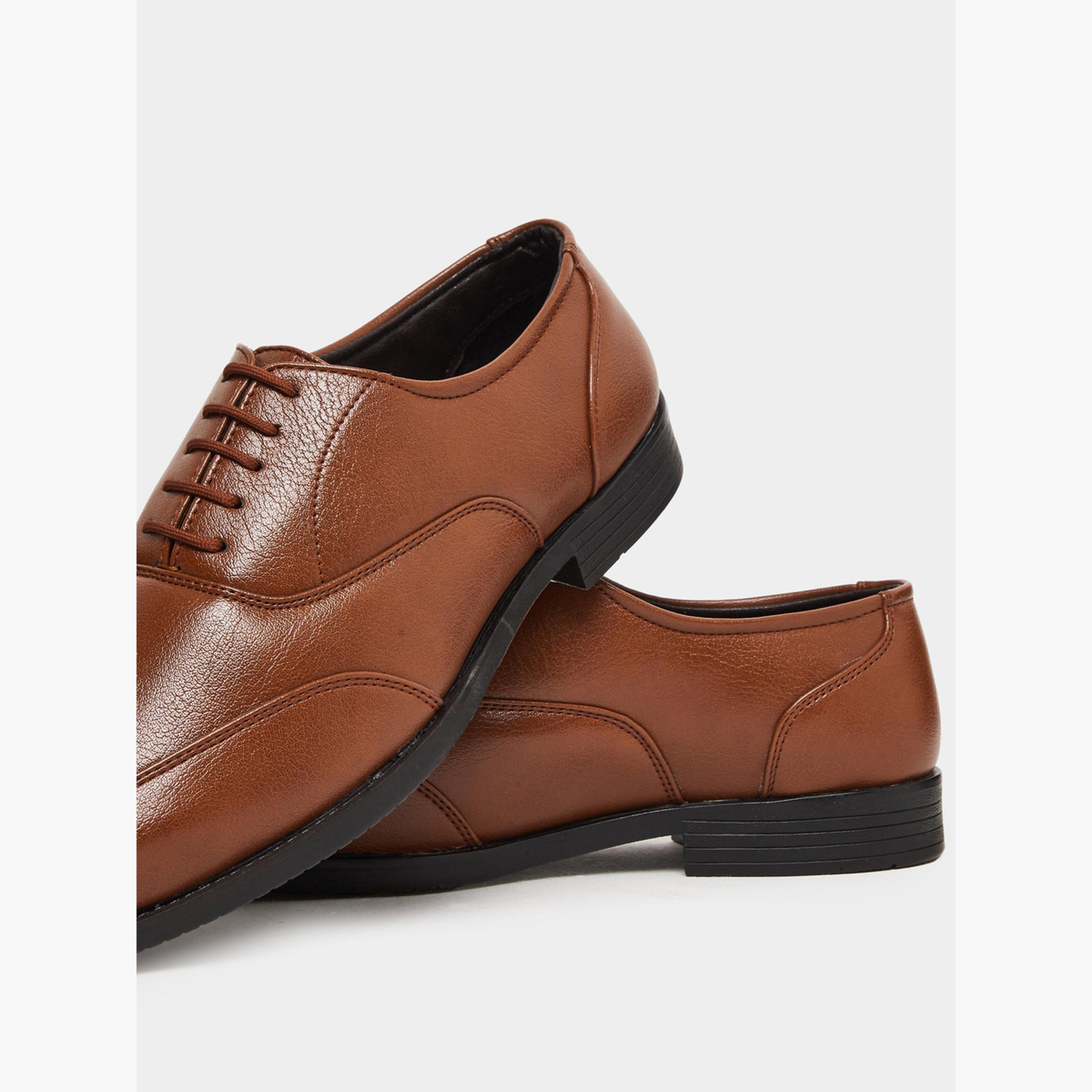 Styli Men Brown Leather Oxford Shoes-men-shoes-loafersandmoccasins-image-4