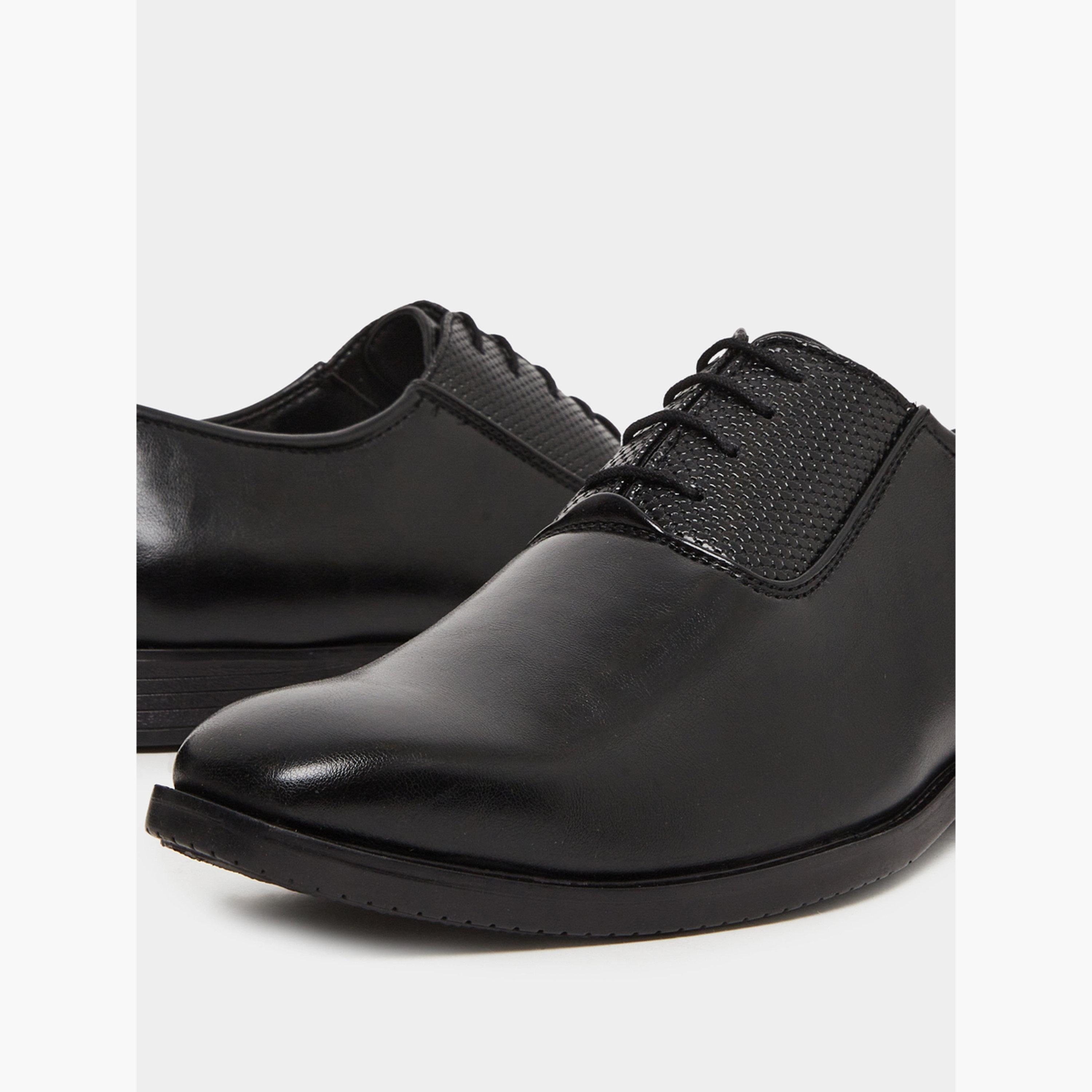 Styli Men Black Leather Oxford Shoes-men-shoes-loafersandmoccasins-image-4