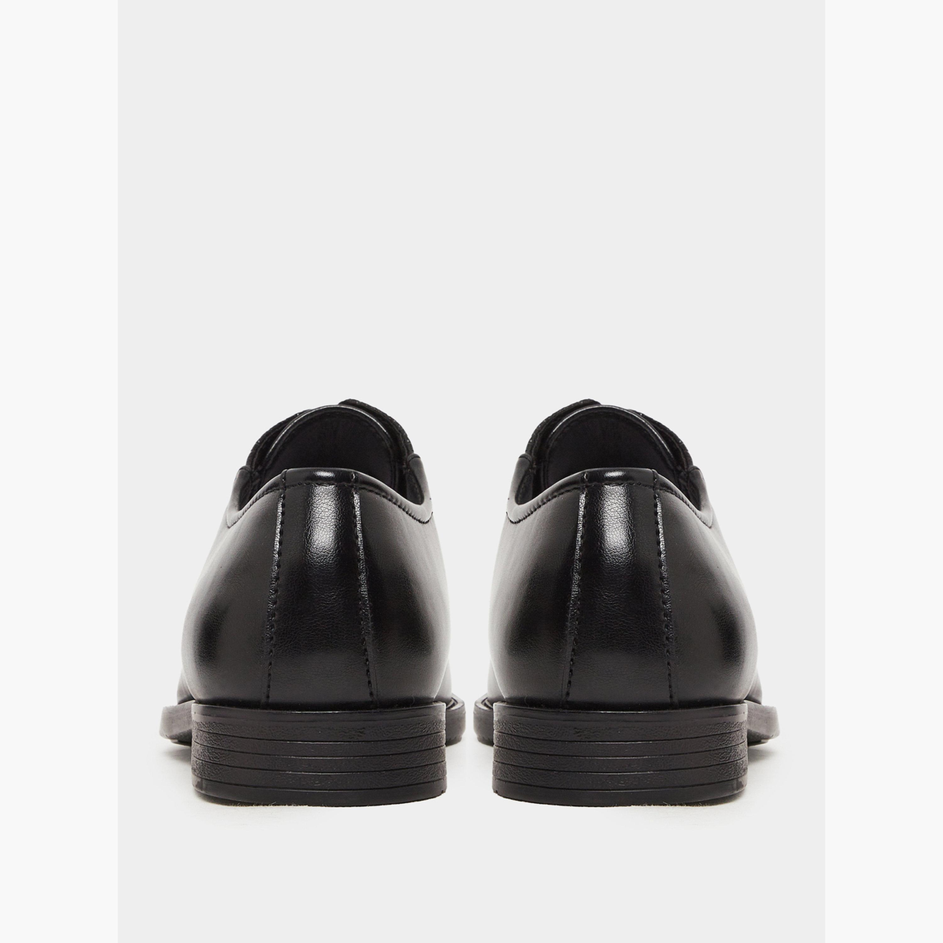 Styli Men Black Leather Oxford Shoes-men-shoes-loafersandmoccasins-image-5