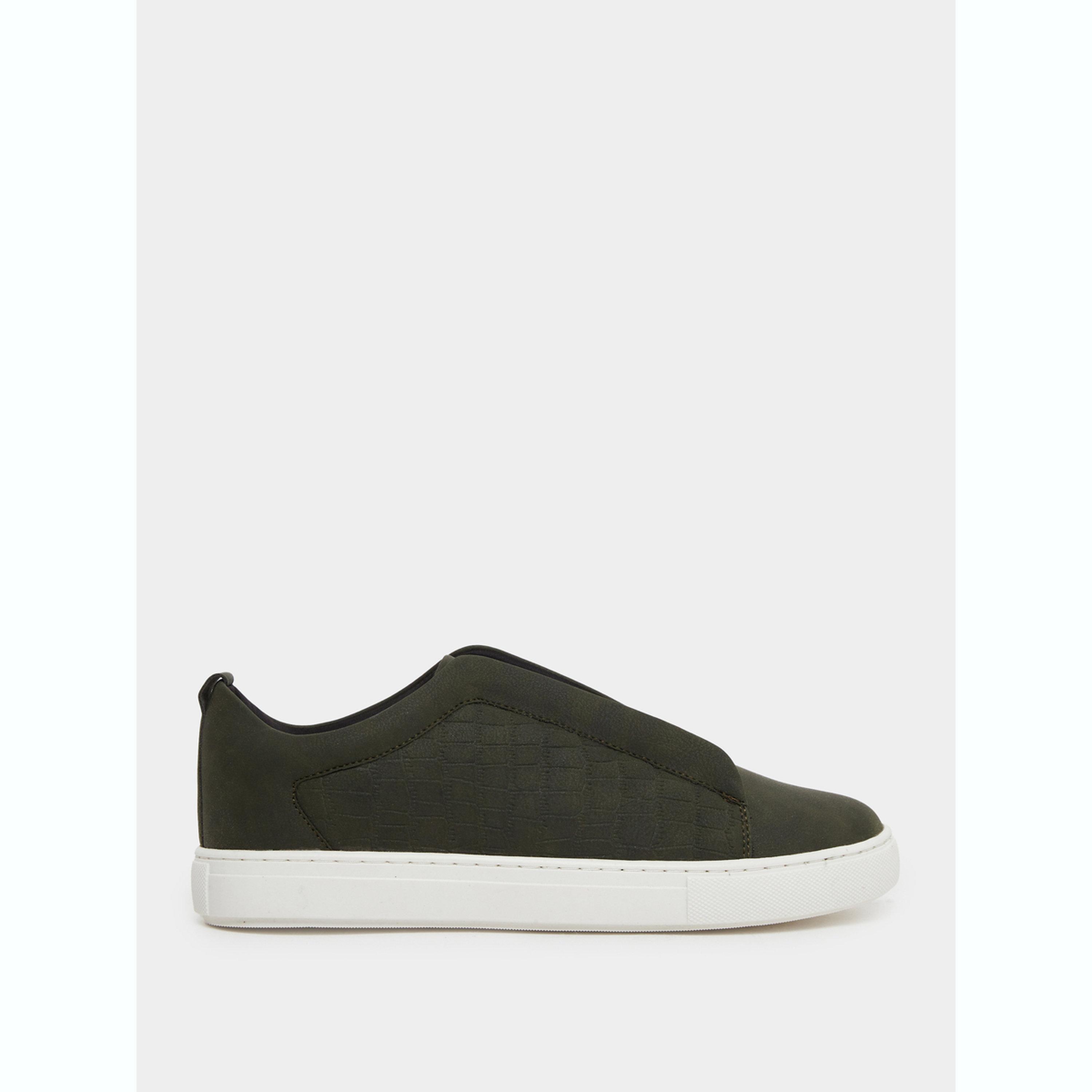 حذاء سنيكرز برباط وملمس بارز-men-shoes-sneakers-image-2