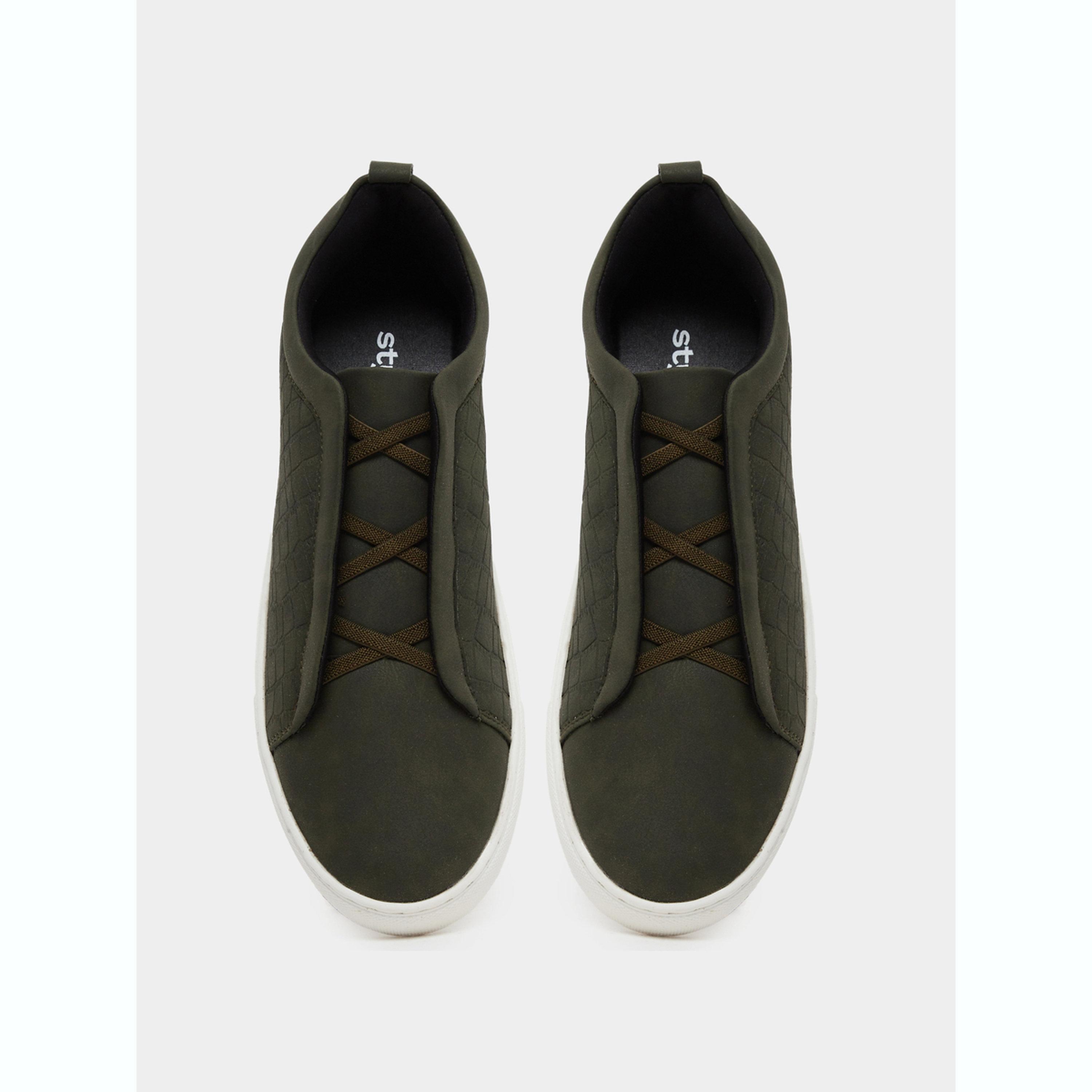 حذاء سنيكرز برباط وملمس بارز-men-shoes-sneakers-image-3
