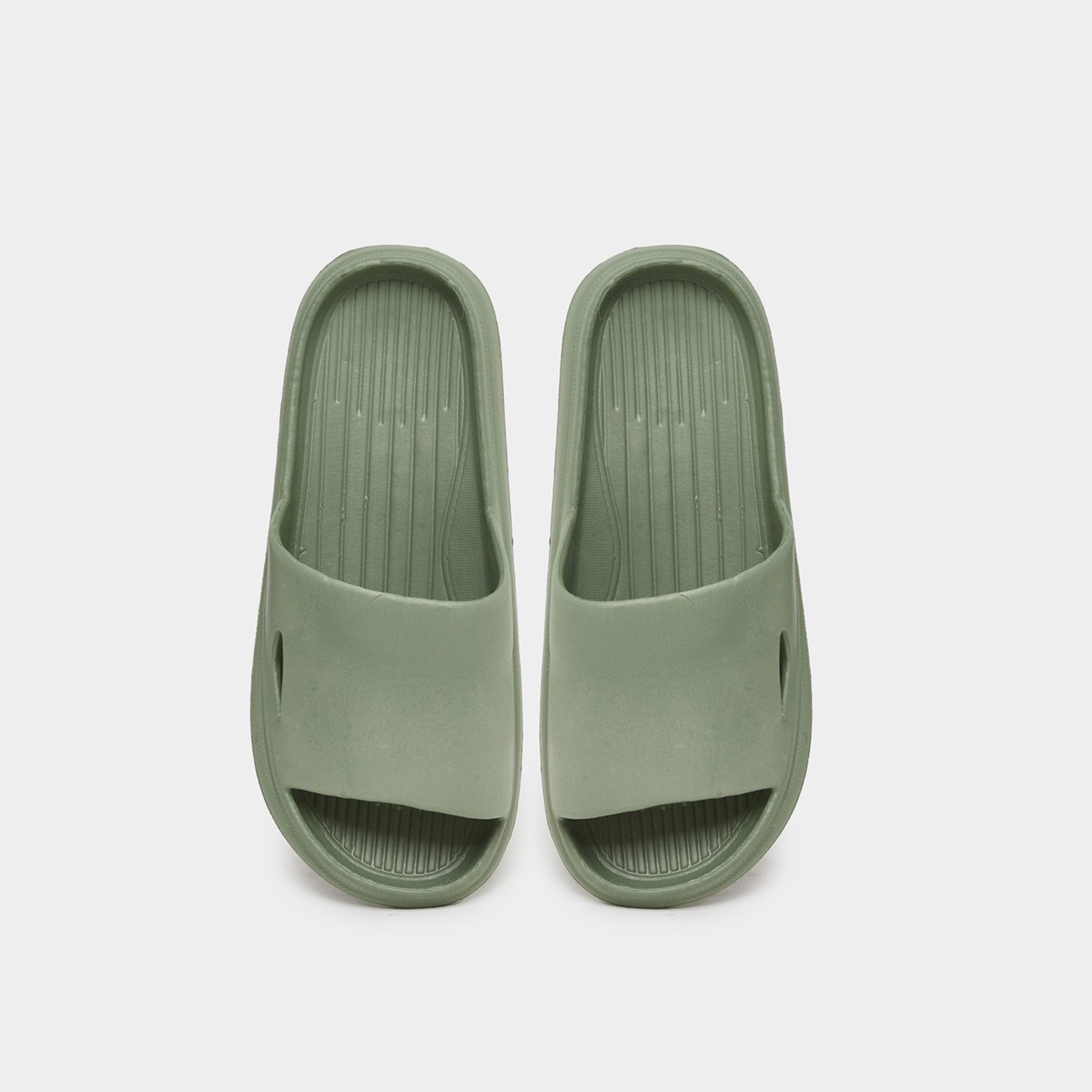 Styli Women Green Comfort Side Cut Slides-women-shoes-flipflopsandslides-image-6
