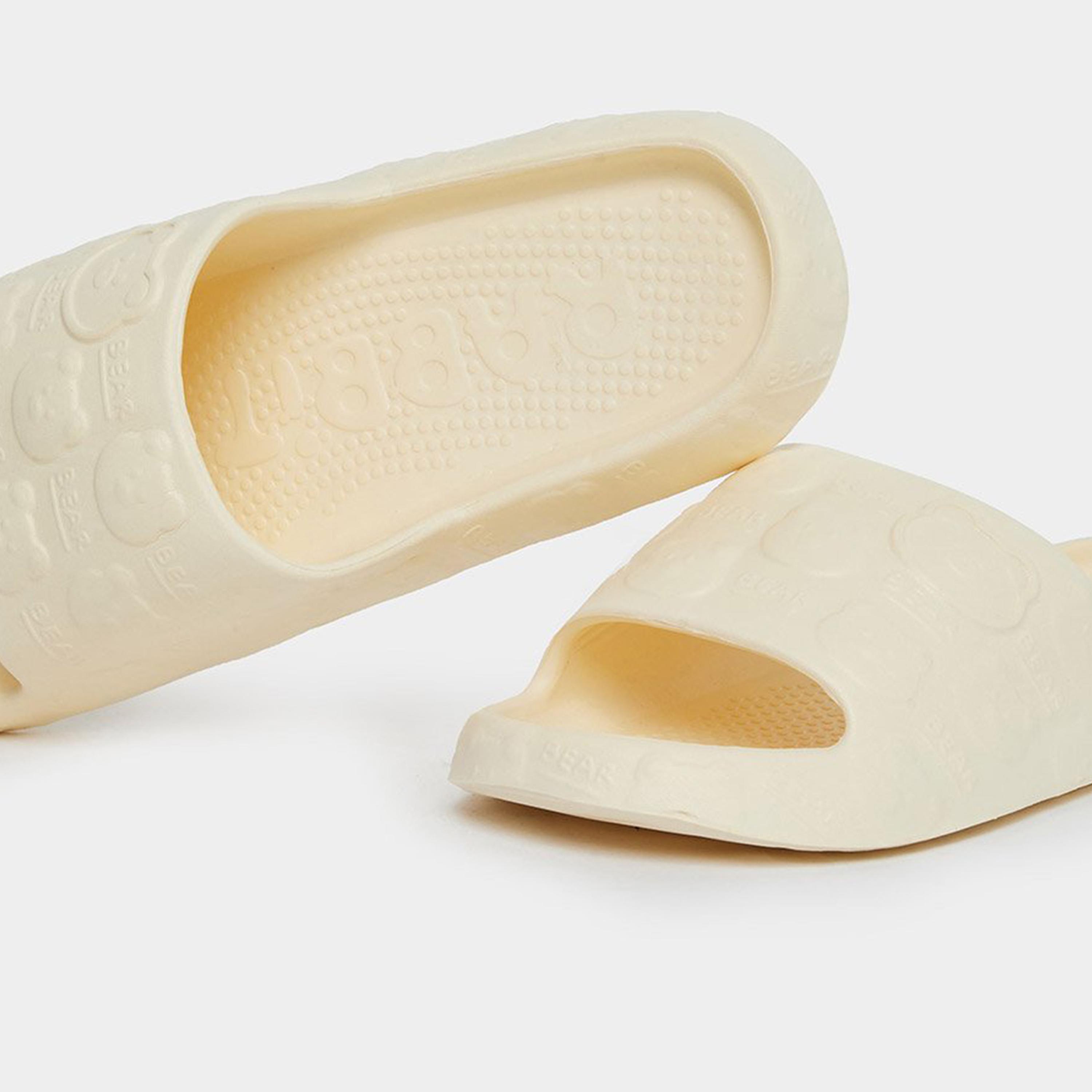 ستايلي - شبشب للنساء بطبعة دب أصفر-women-shoes-flipflopsandslides-image-3