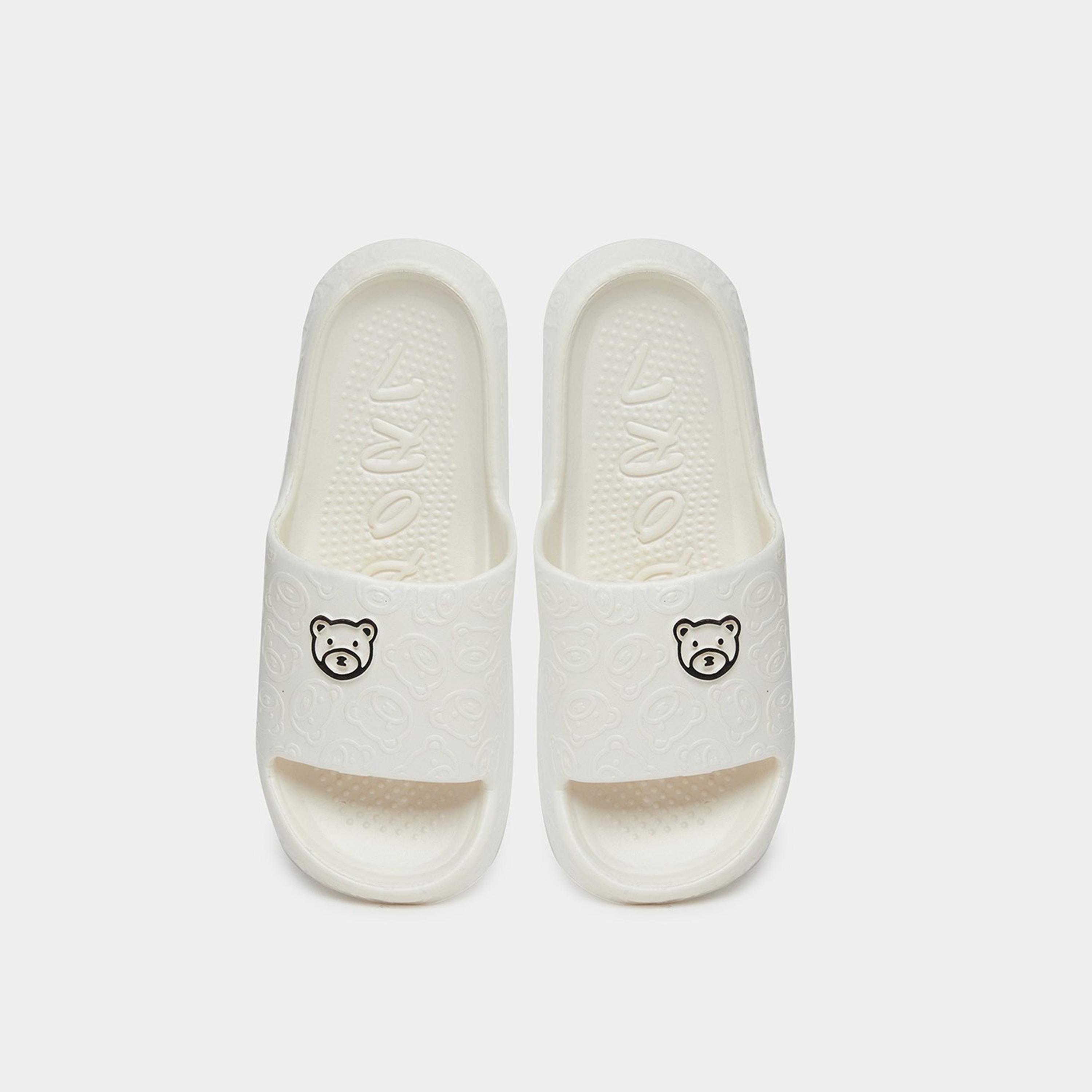 ستايلي - شبشب سهل الارتداء بطبعة دب-women-shoes-flipflopsandslides-image-5