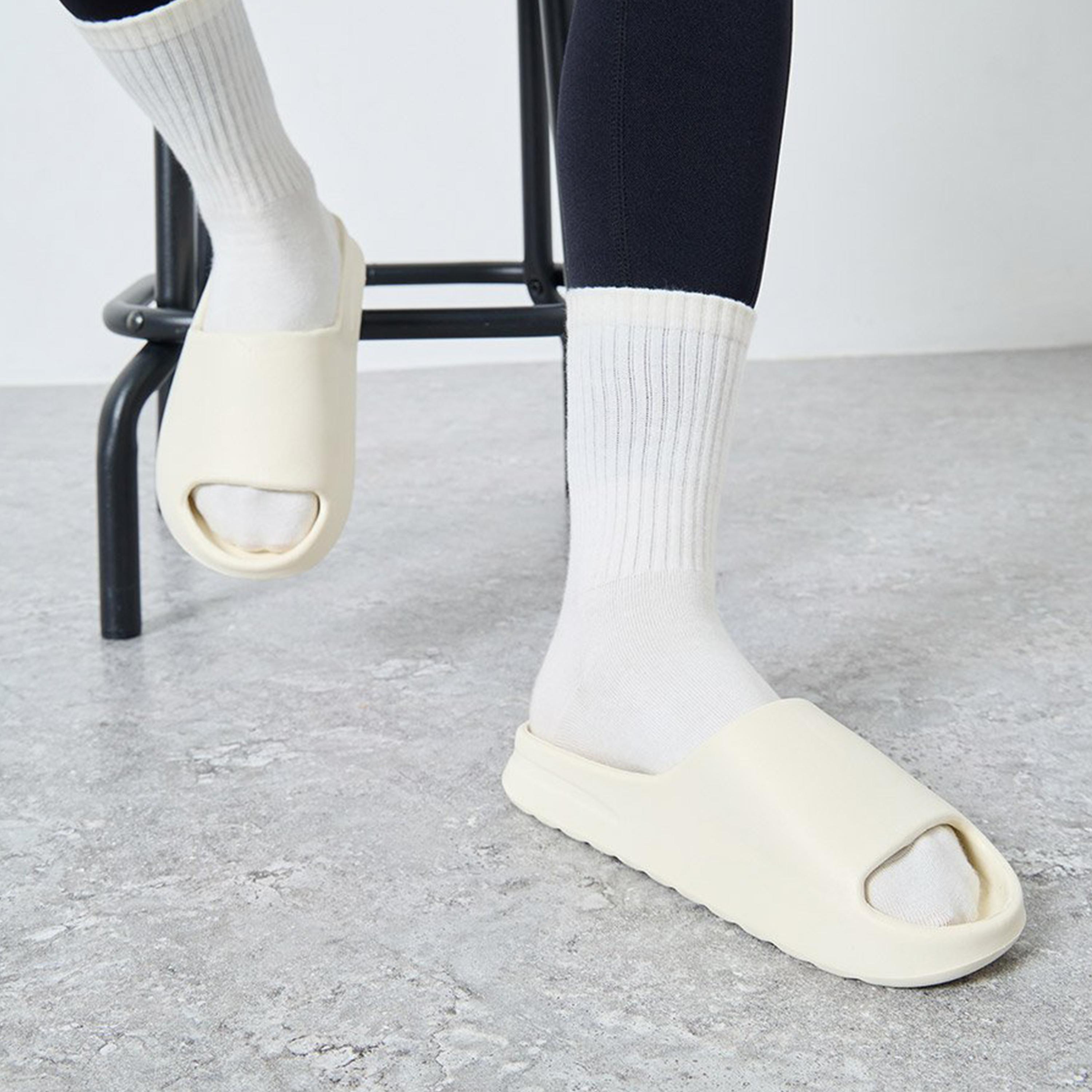 Styli Women White Comfort Slides-women-shoes-flipflopsandslides-image-2