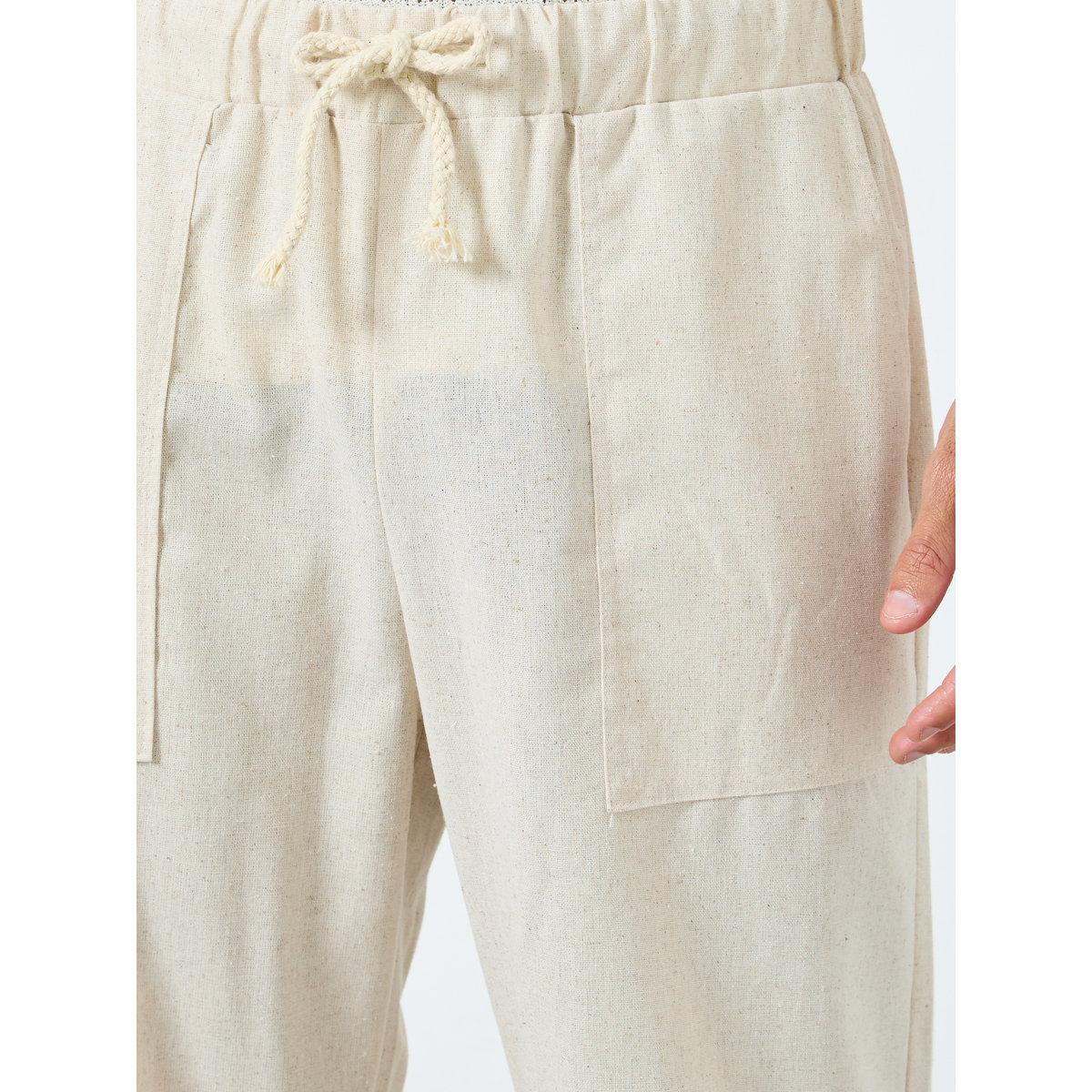 Take Two Solid Relaxed Fit Pants with Drawstring-men-clothing-bottoms-joggers-image-3