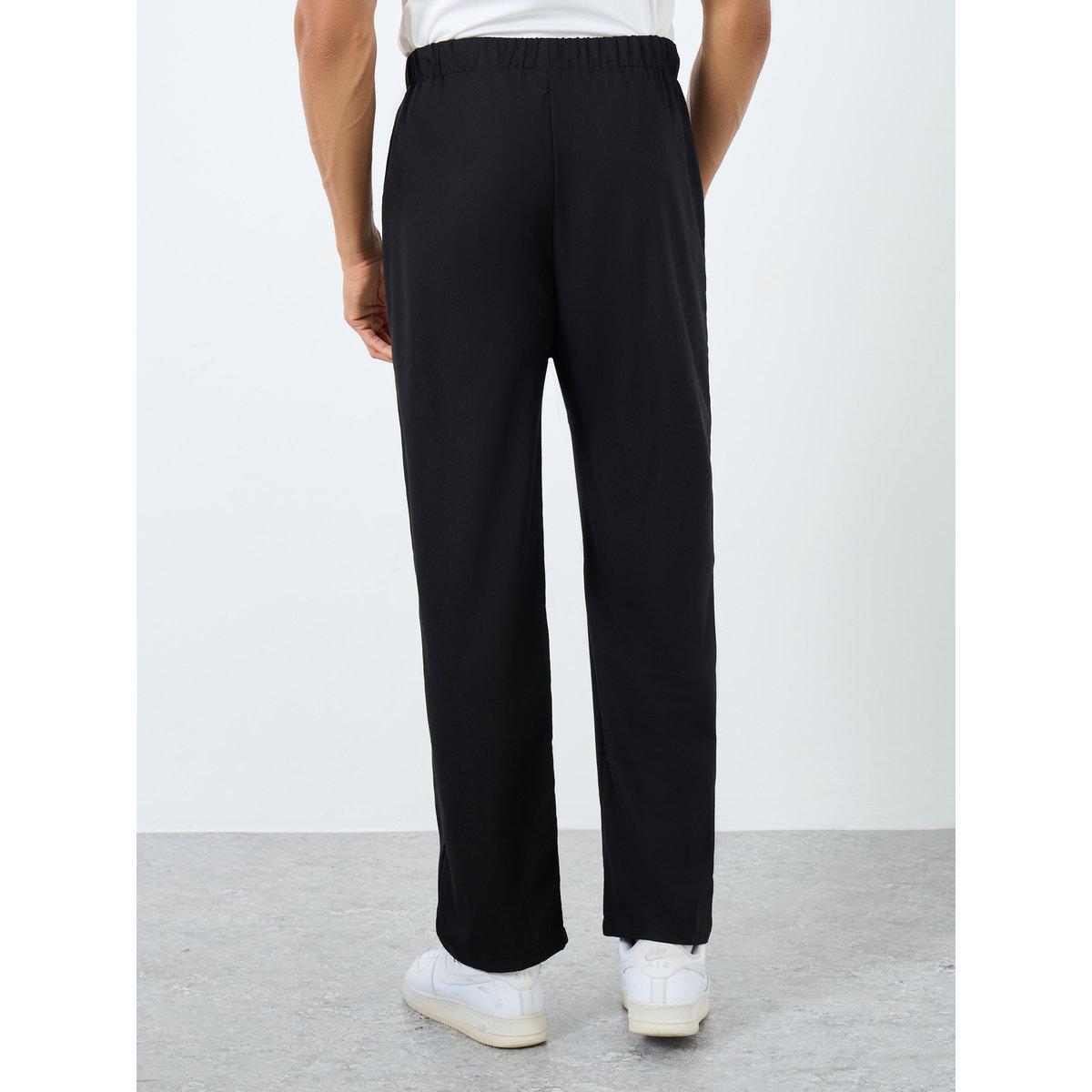 Take Two Solid Relaxed Fit Pants with Drawstring-men-clothing-bottoms-joggers-image-4