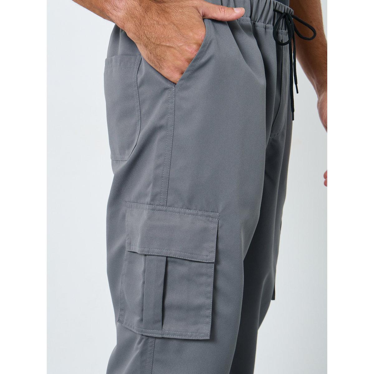 Take Two Solid Relaxed Fit Cargo Pants with Drawstring-men-clothing-bottoms-joggers-image-3