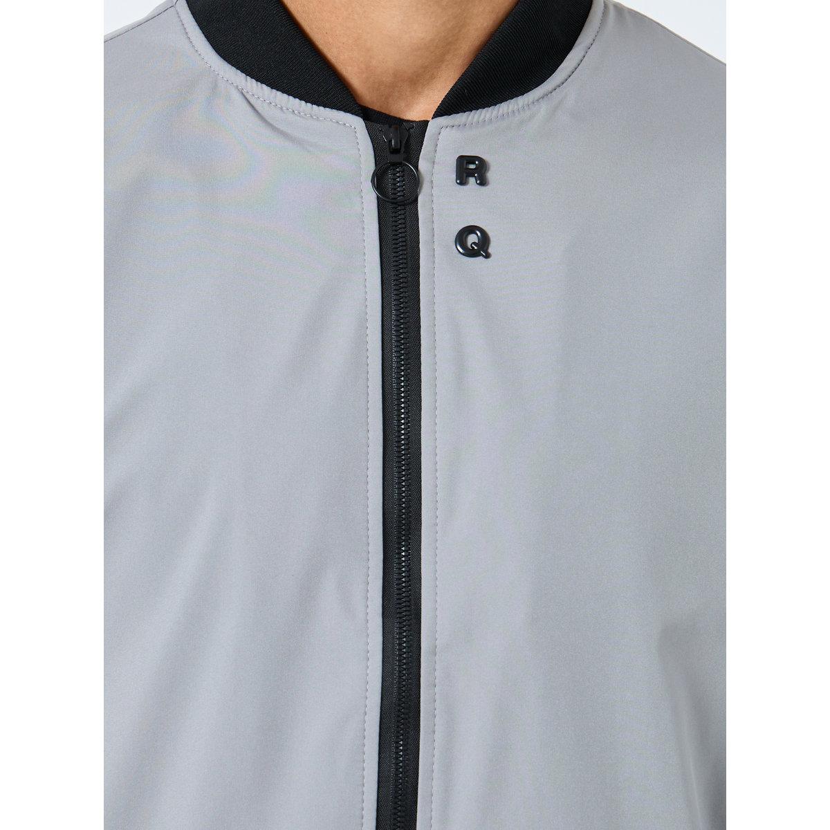 Take Two Men Grey Solid Bomber Jacket-men-clothing-jacketsandblazers-jackets-image-4