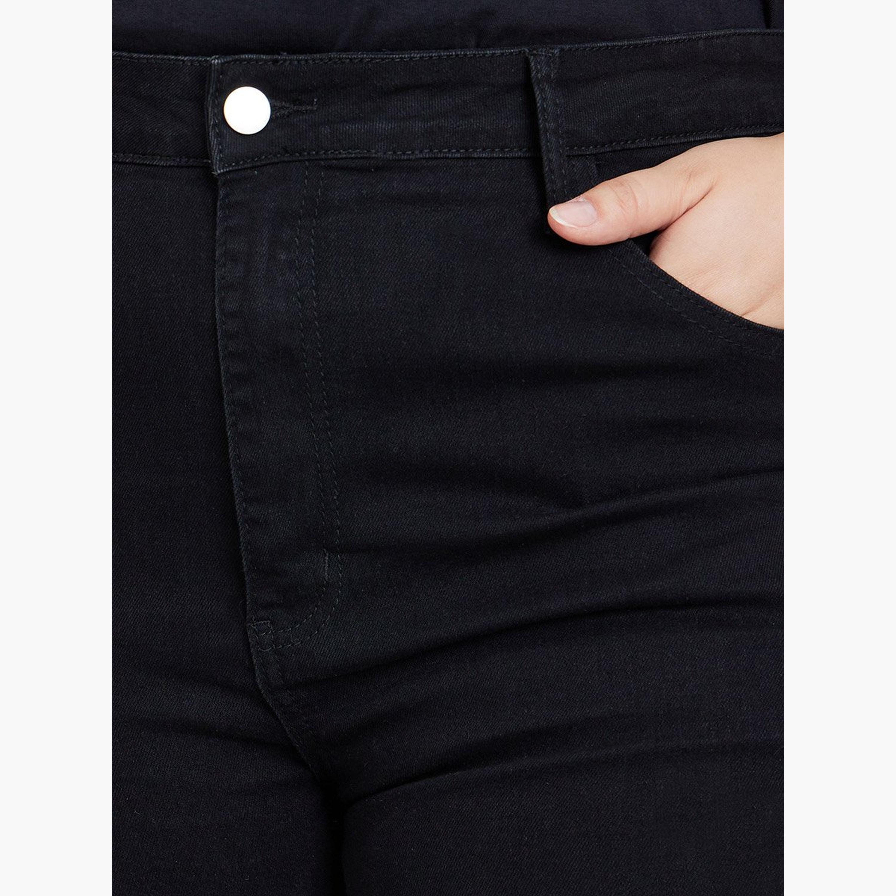 ستايلي - بنطال جينز سكيني عالي الخصر مقاس كبير-women-clothing-bottoms-jeans-image-3