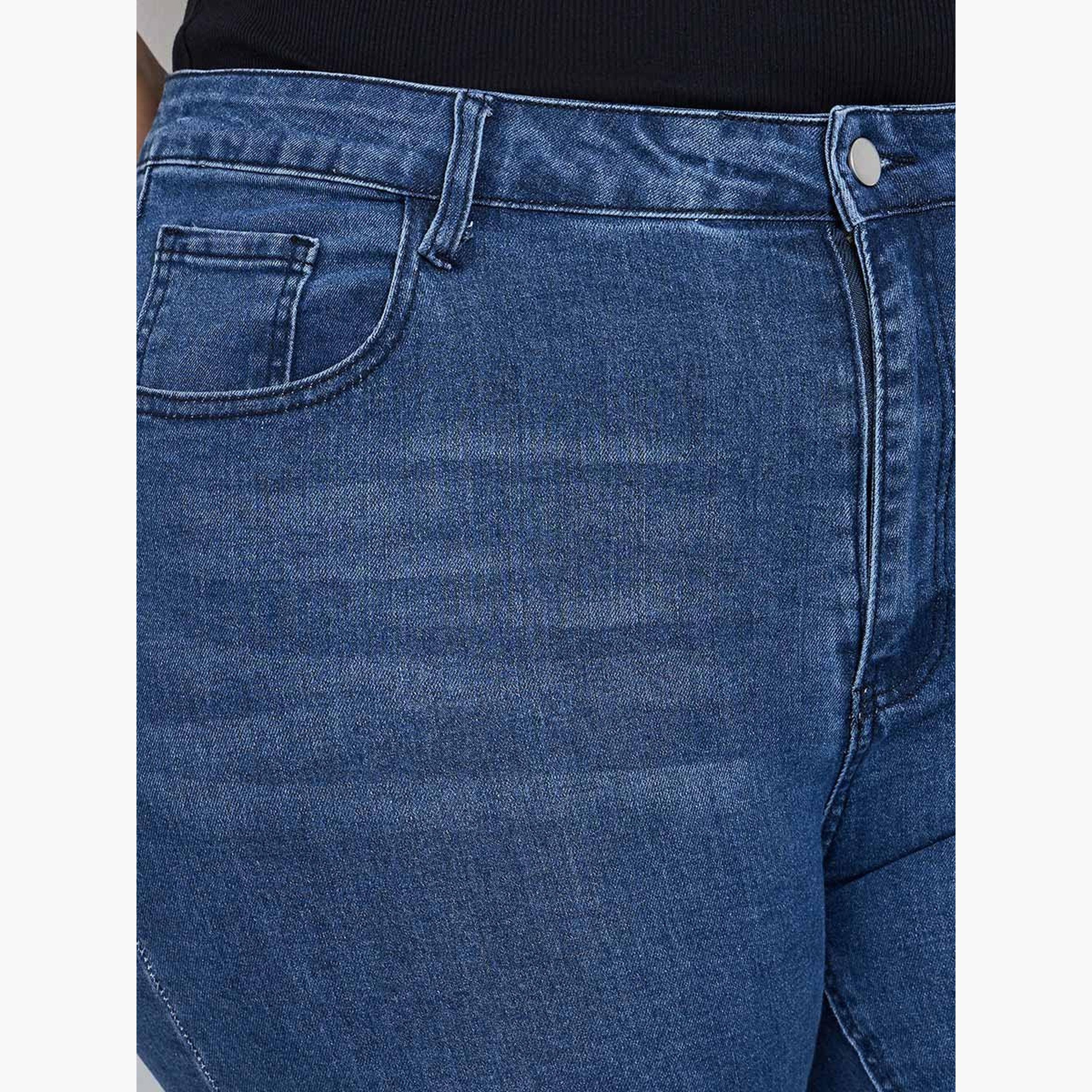 ستايلي - بنطال جينز سكيني عالي الخصر مقاس كبير-women-clothing-bottoms-jeans-image-3