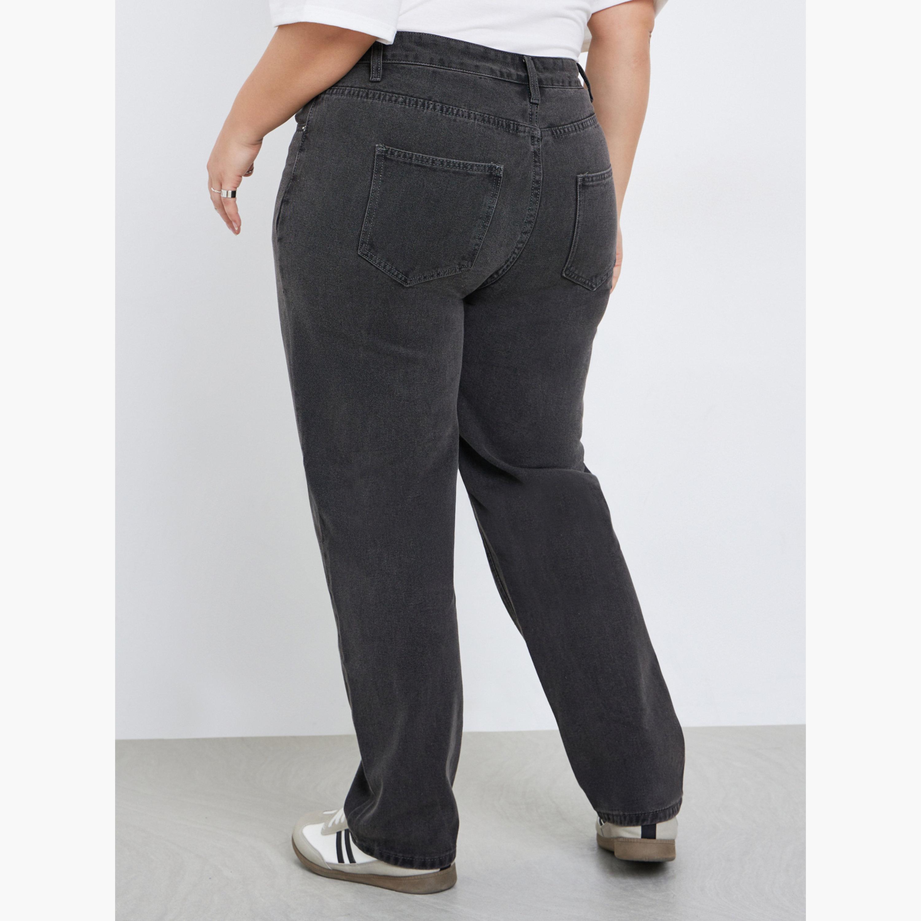 Styli Women Plus Size High Rise Mom Jeans-women-clothing-bottoms-jeans-image-4