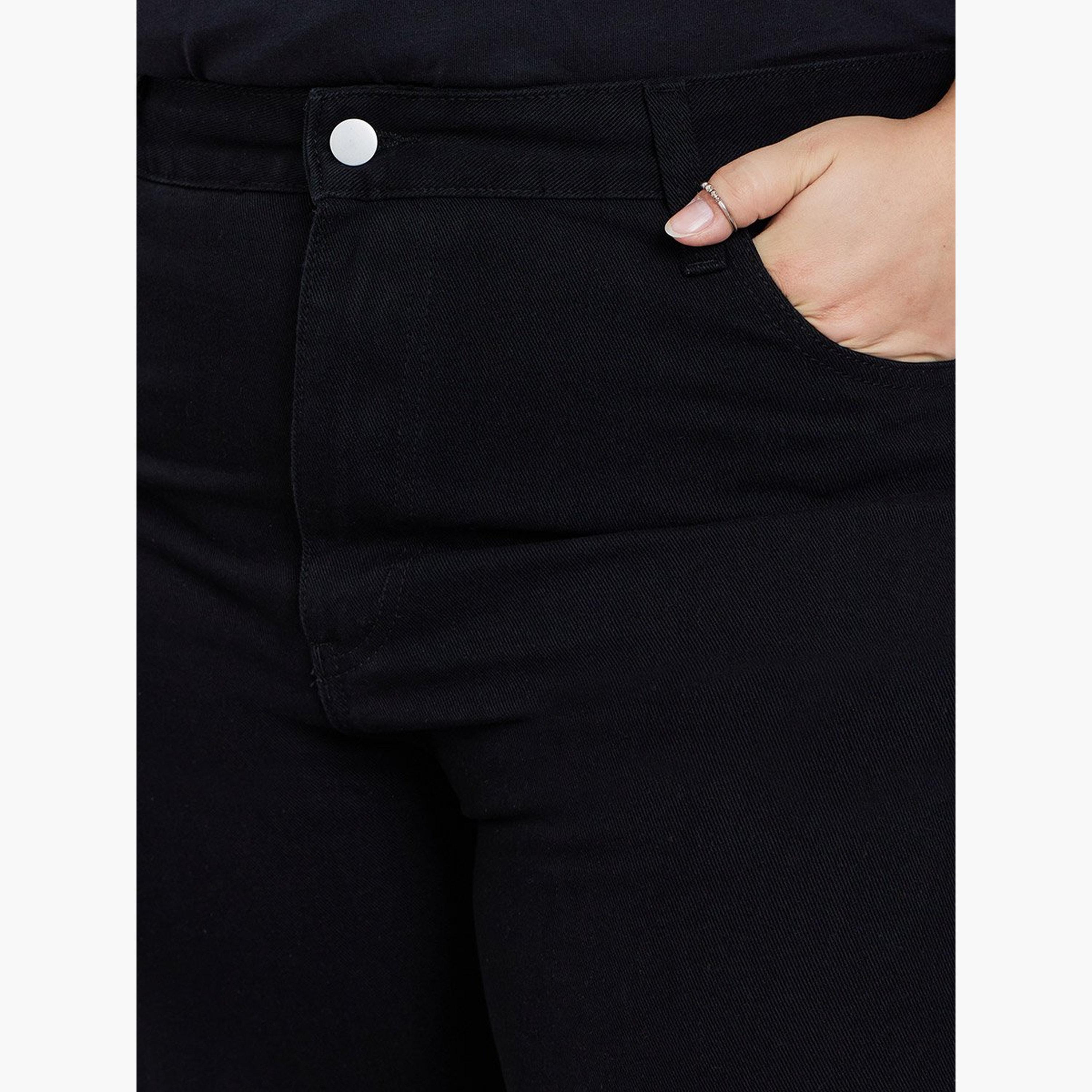 ستايلي - بنطال جينز واسع الساق متوسط ​​الارتفاع مقاس كبير-women-clothing-bottoms-jeans-image-3