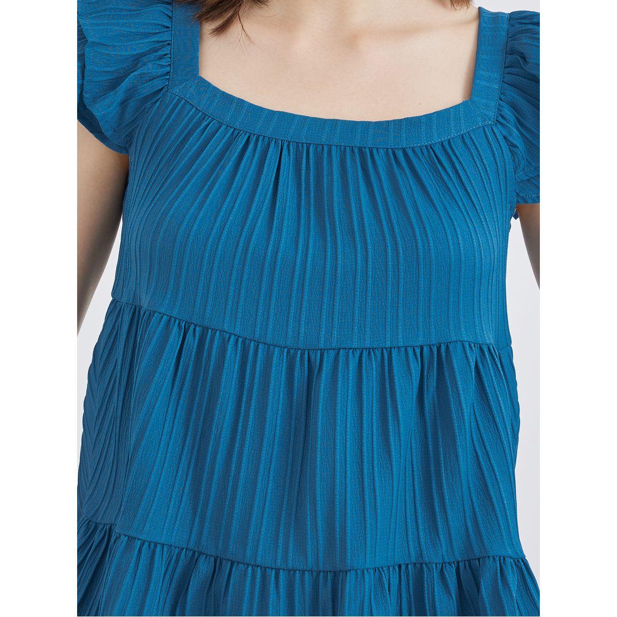 بلوزة بتفاصيل بارزة الملمس وياقة مربعة-women-clothing-shirtsandblouses-blouses-image-3