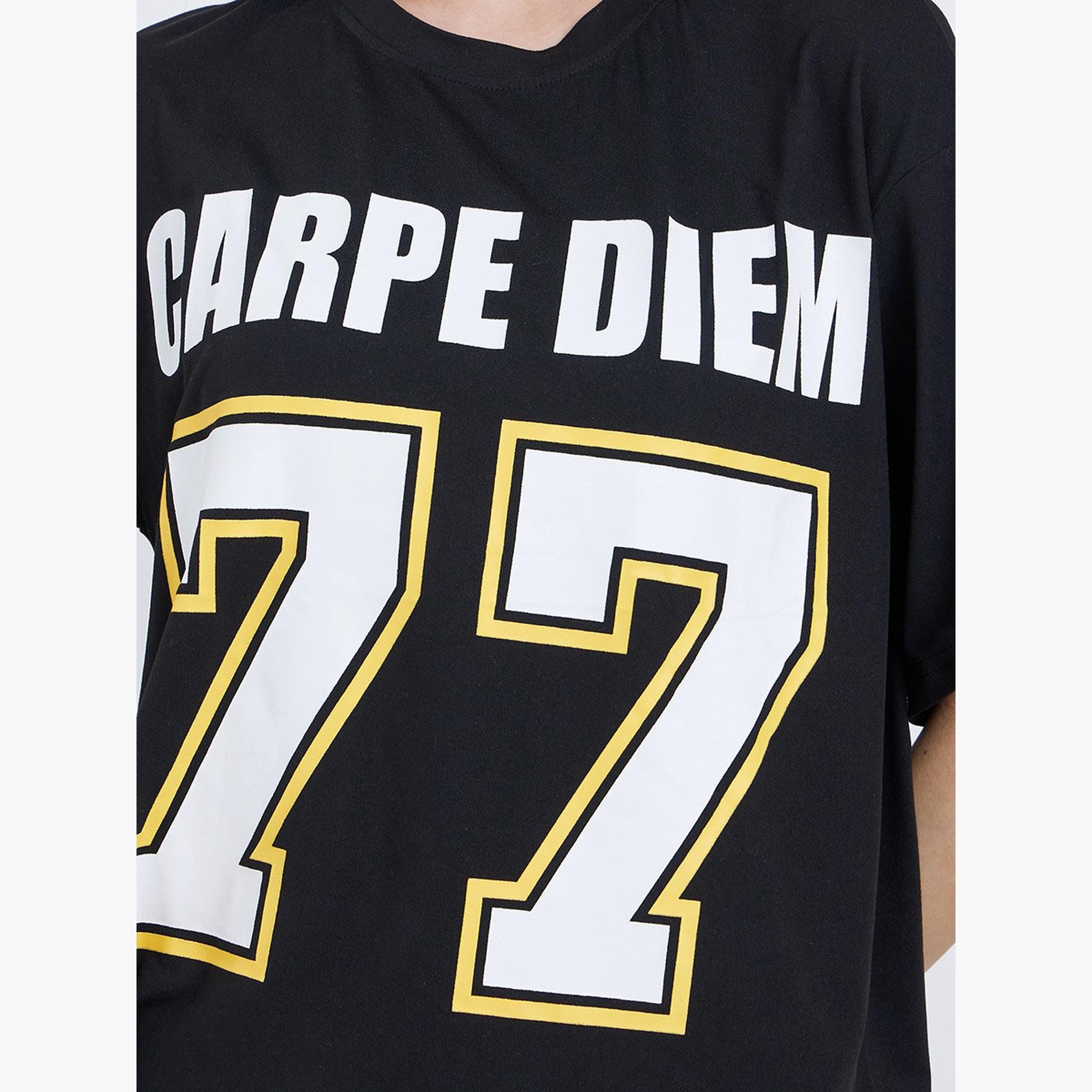 Take Two Black Oversized Graphic Print T-Shirt-women-clothing-tshirts-image-3