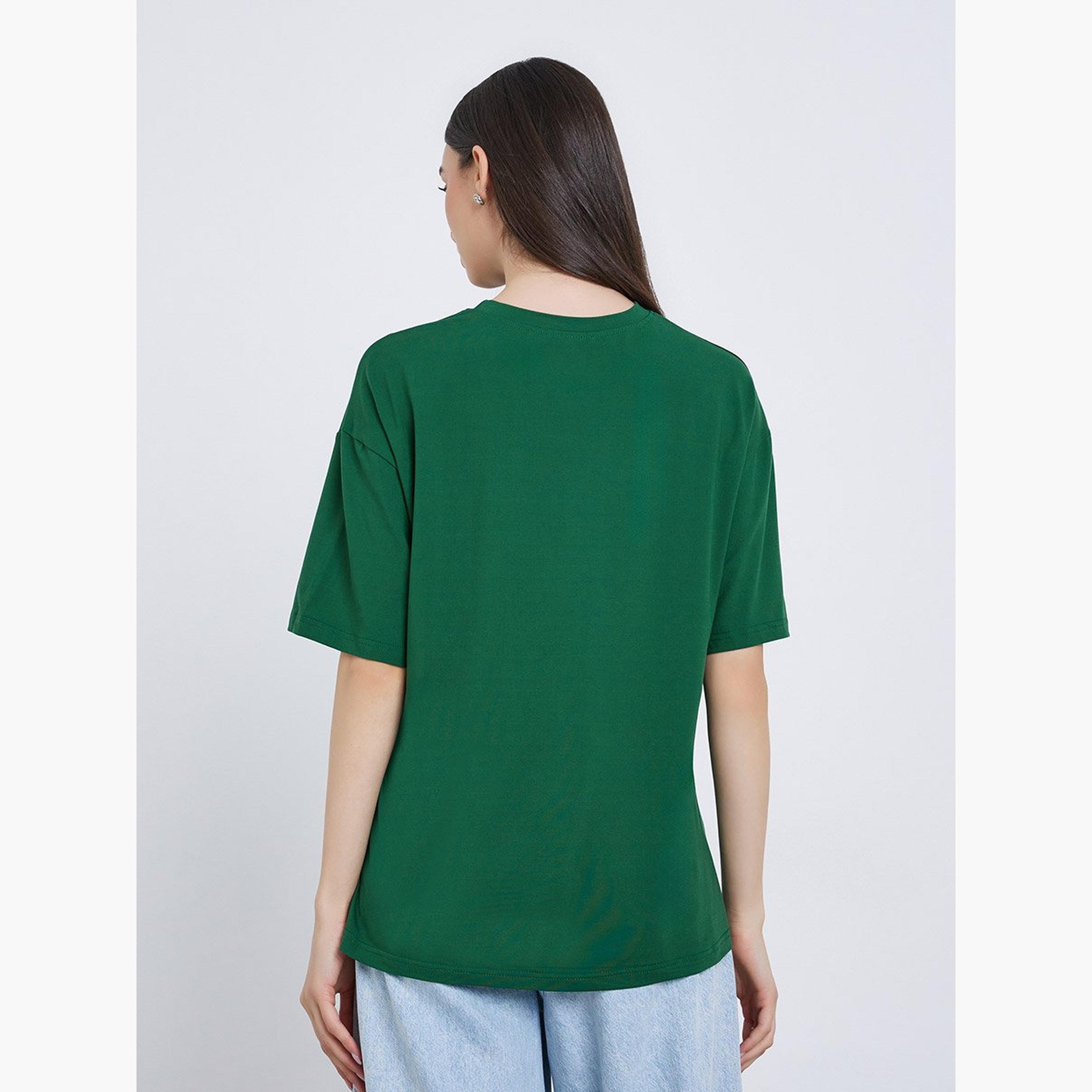 Take Two Slogan Print Oversized T-Shirt-women-clothing-tshirts-image-4