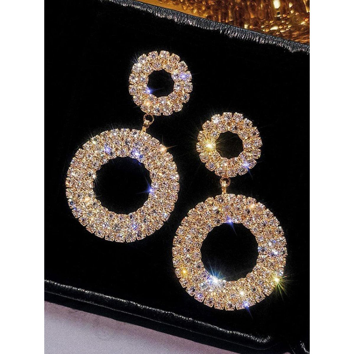 Take Two Embellished Double-Circle Earrings-women-watchesandjewellery-jewellery-earrings-image-1