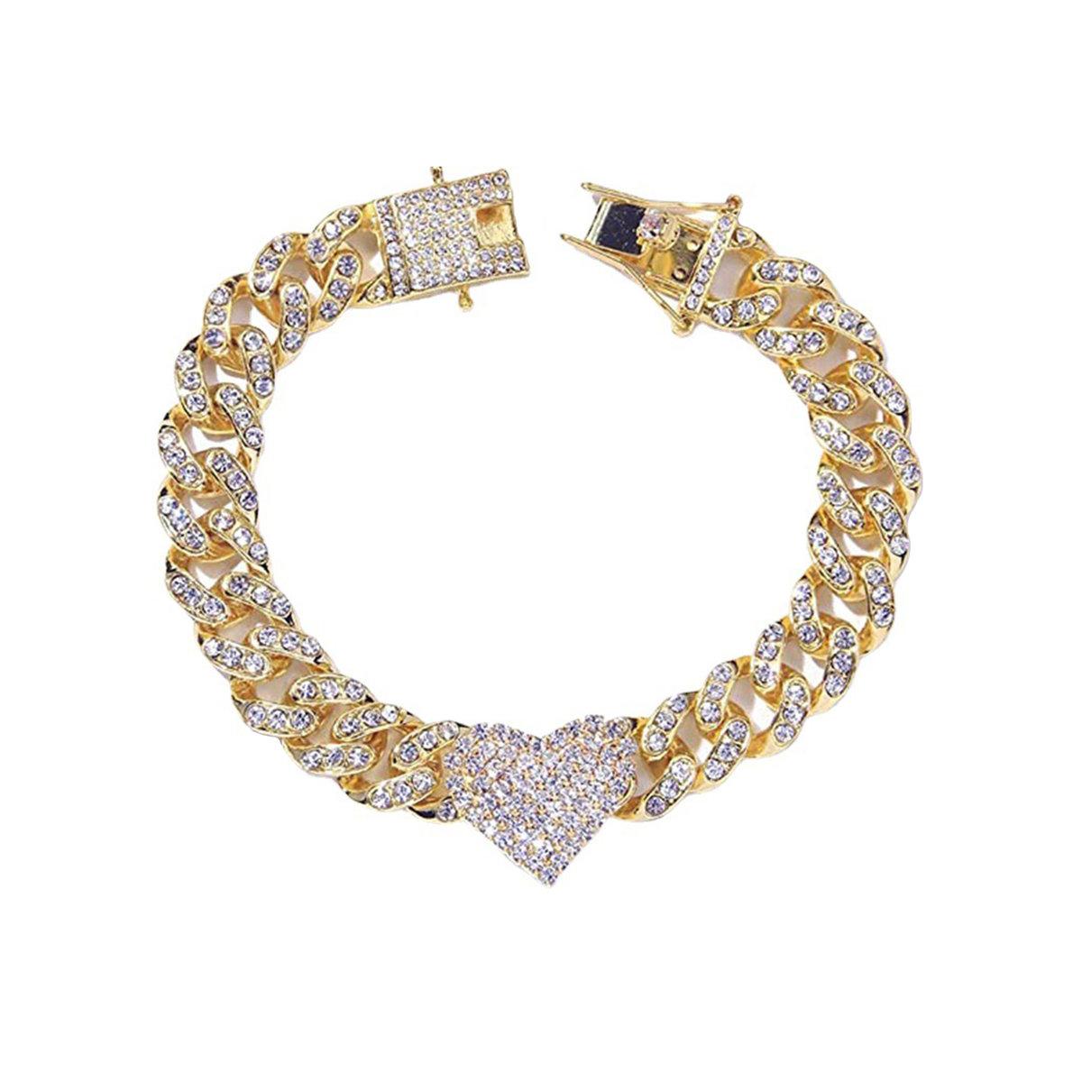 Take Two Embellished Chain with Heart Detail Anklet-women-watchesandjewellery-jewellery-anklets-image-4