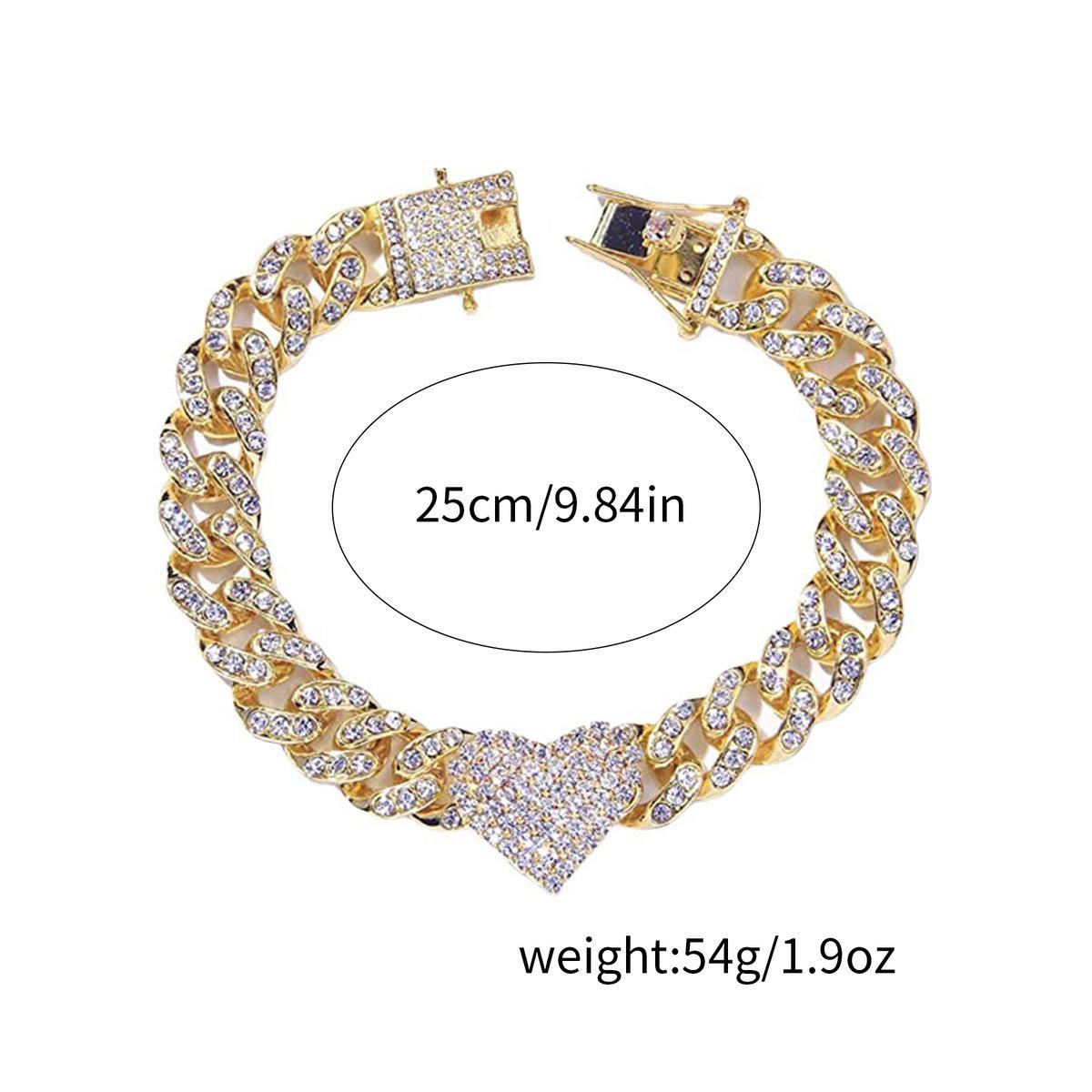 خلخال بتفاصيل مُنمقة مع قلب-women-watchesandjewellery-jewellery-anklets-image-5