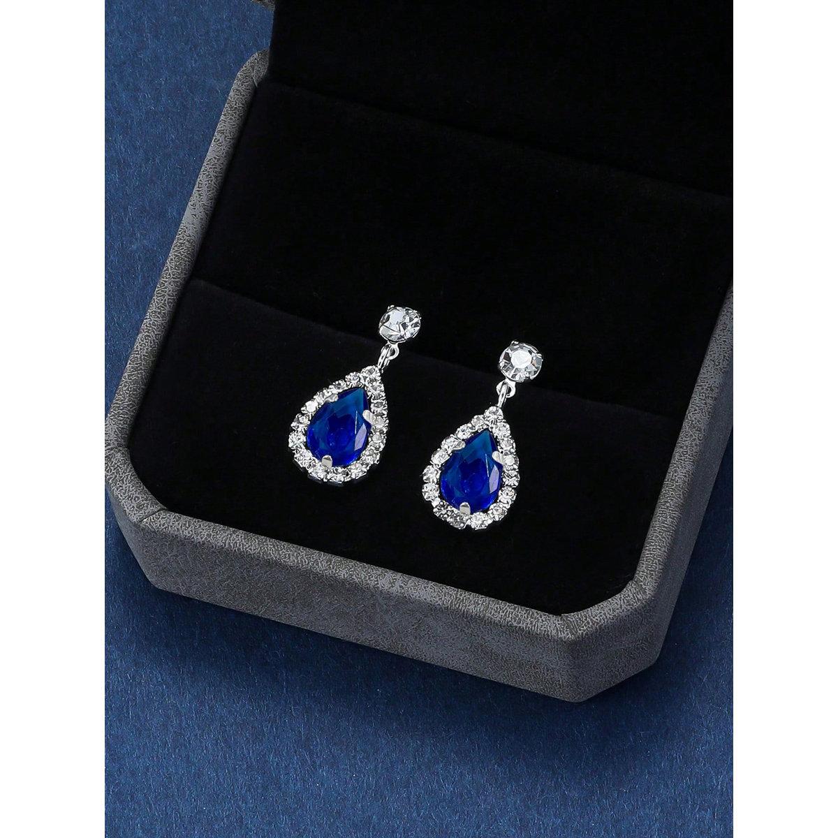 Take Two Embellished Rhinestone Drop Earrings-women-watchesandjewellery-jewellery-earrings-image-6
