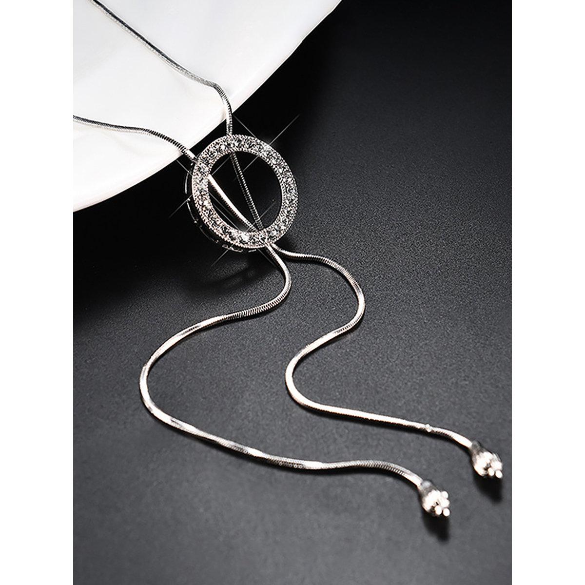 Take Two Embellished Circle Drop Necklace-women-watchesandjewellery-jewellery-necklacesandpendants-image-8
