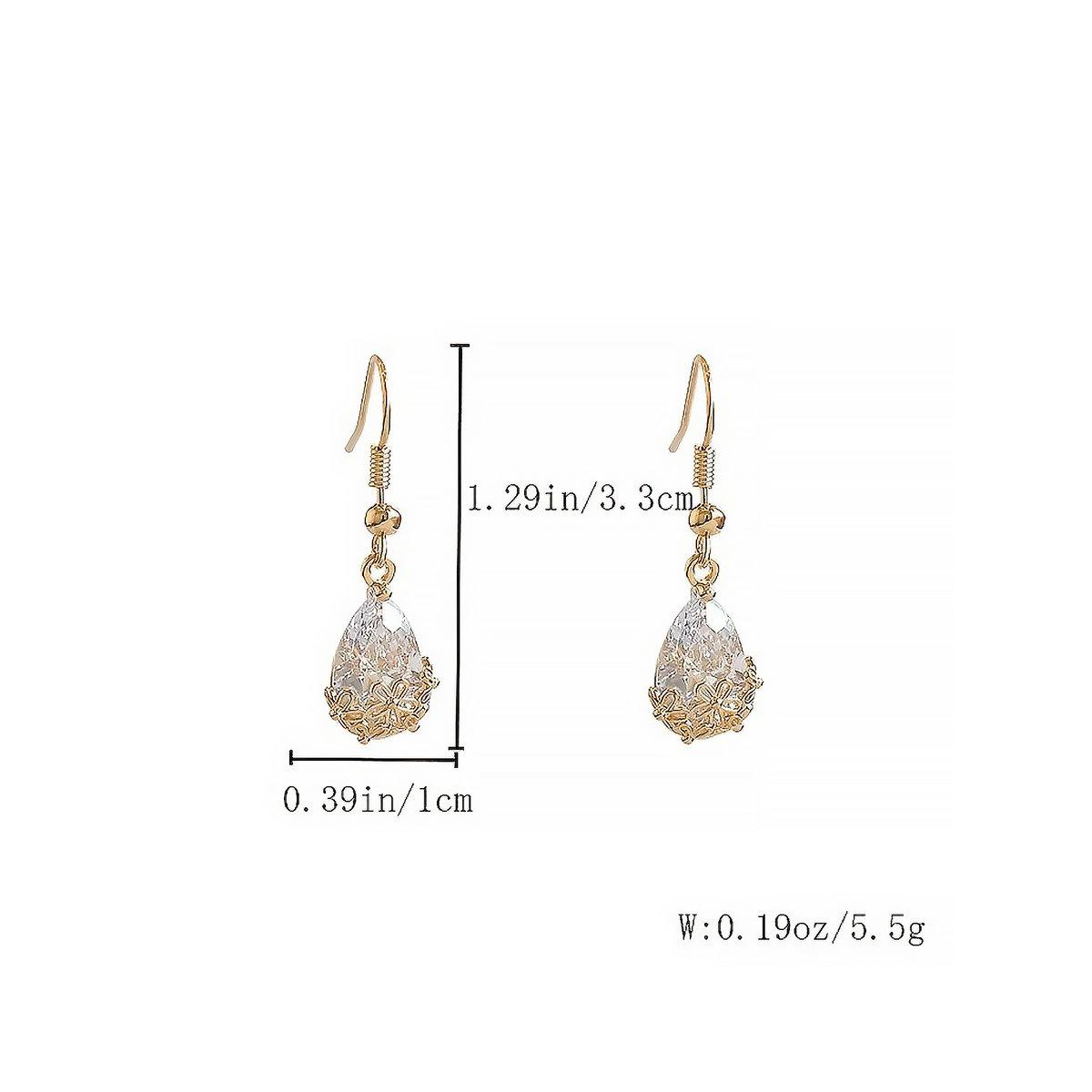 Take Two Crystal Teardrop Earrings-women-watchesandjewellery-jewellery-earrings-image-3