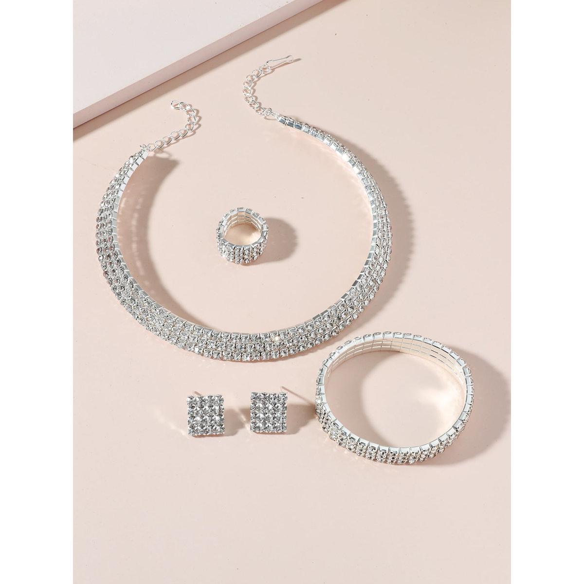 Take Two Embellished Necklace, Earrings, Ring and Bracelet Set-women-watchesandjewellery-jewellery-jewellerysets-image-2