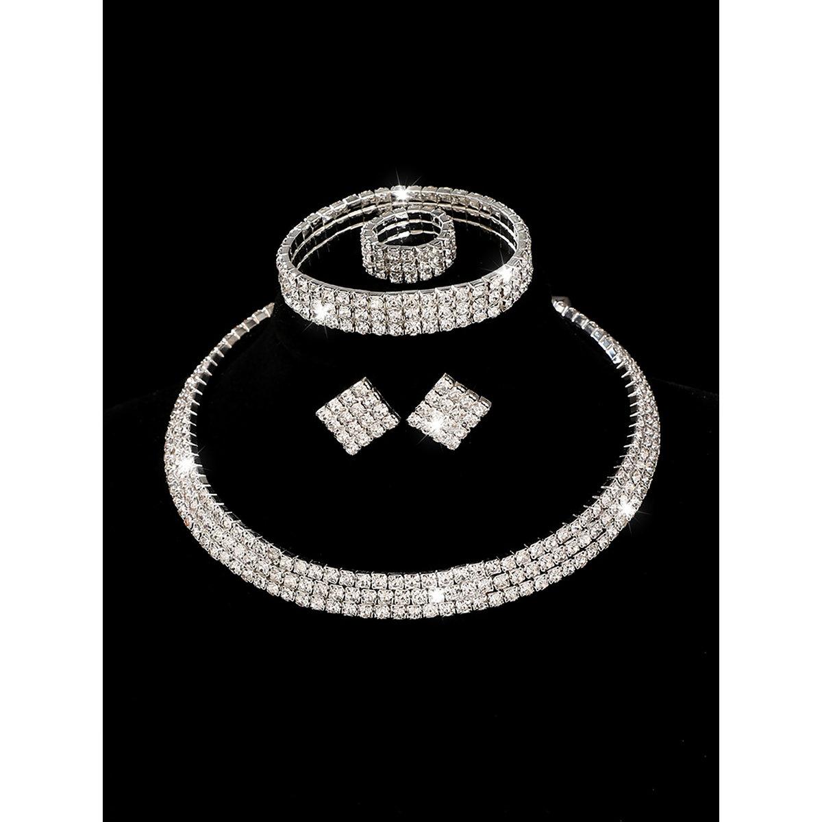 طقم من قلادة وأقراط مع خاتم وسوار-women-watchesandjewellery-jewellery-jewellerysets-image-5