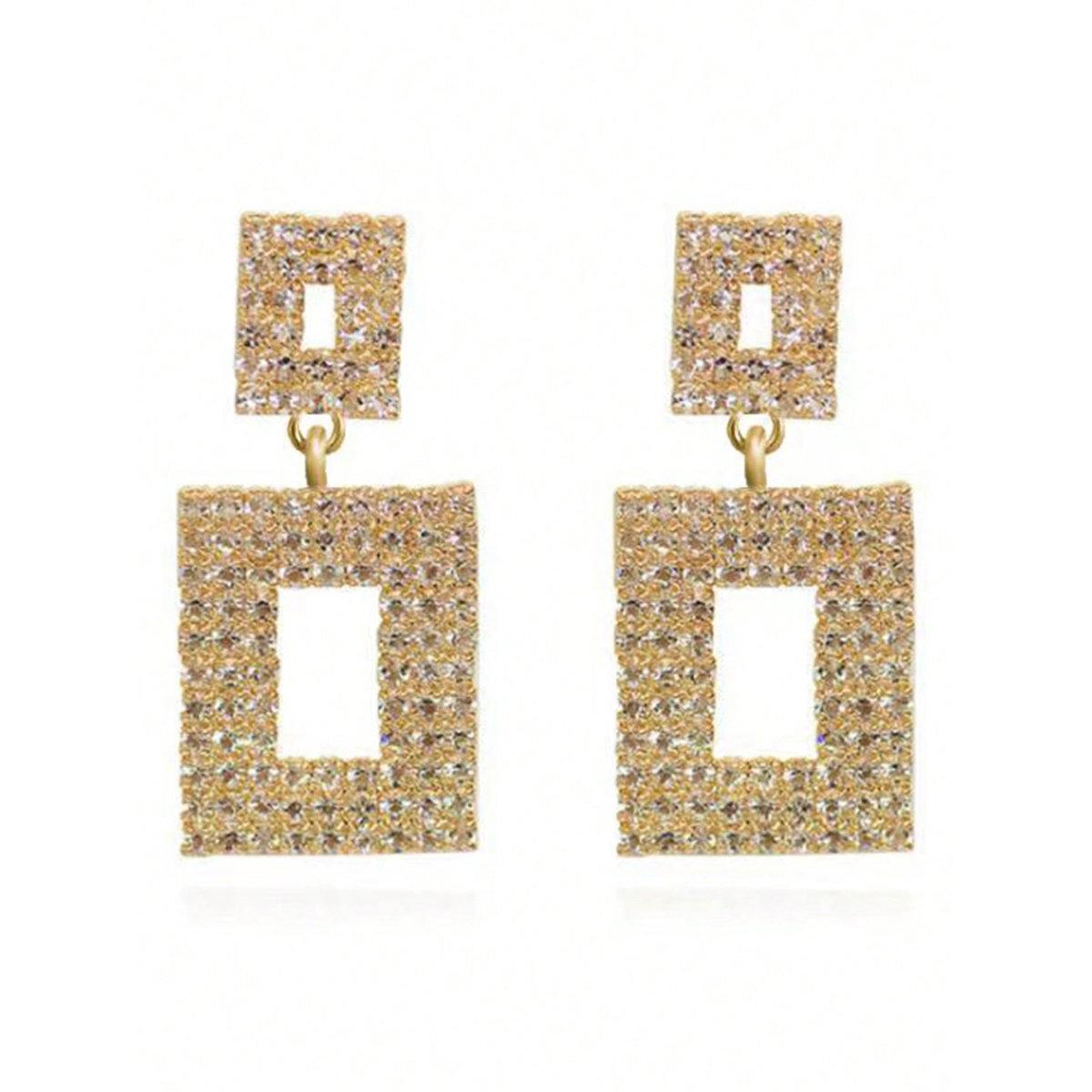Take Two Embellished Double-Square Earrings-women-watchesandjewellery-jewellery-earrings-image-3