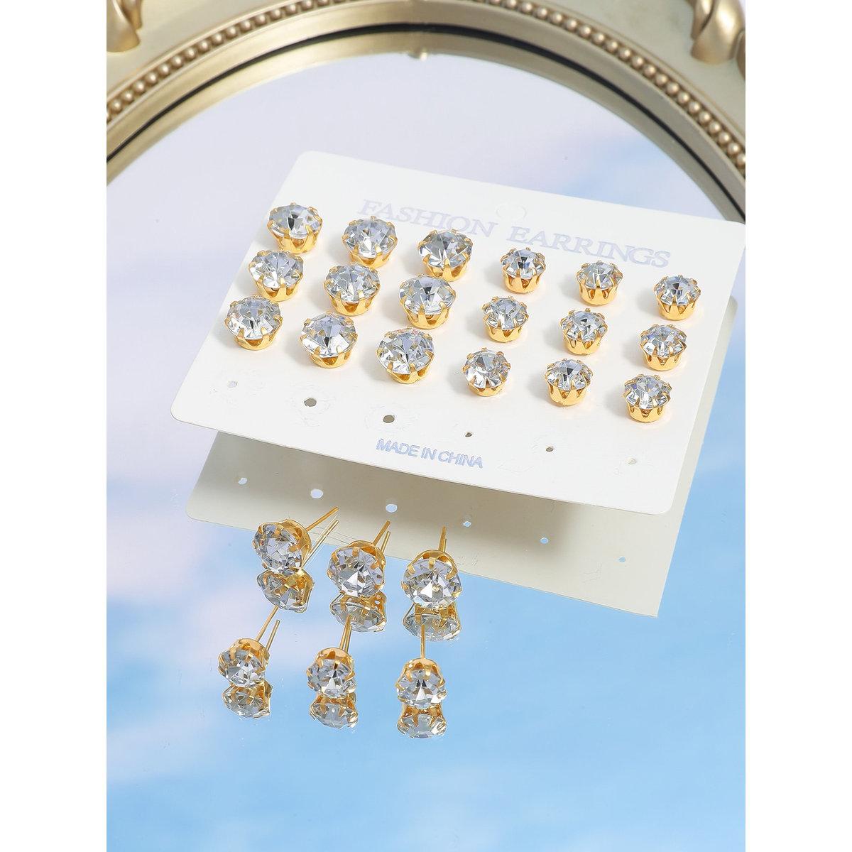 Take Two Set of 12 - Embellished Earrings-women-watchesandjewellery-jewellery-earrings-image-1