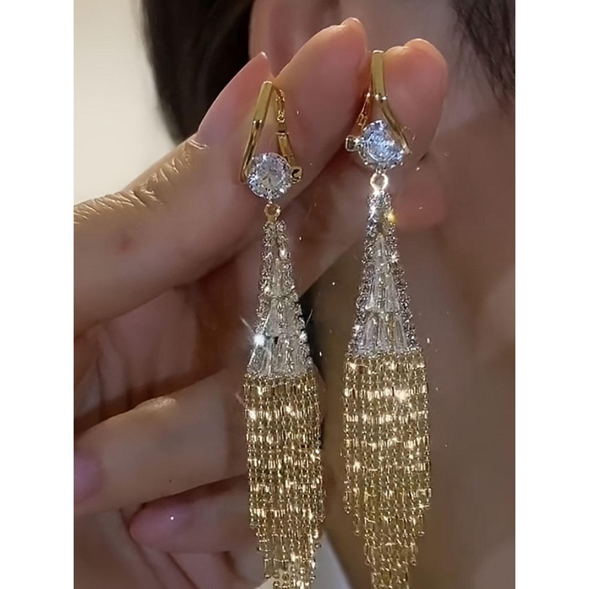 أقراط مُنمقة بتفاصيل شراشيب-women-watchesandjewellery-jewellery-earrings-image-2
