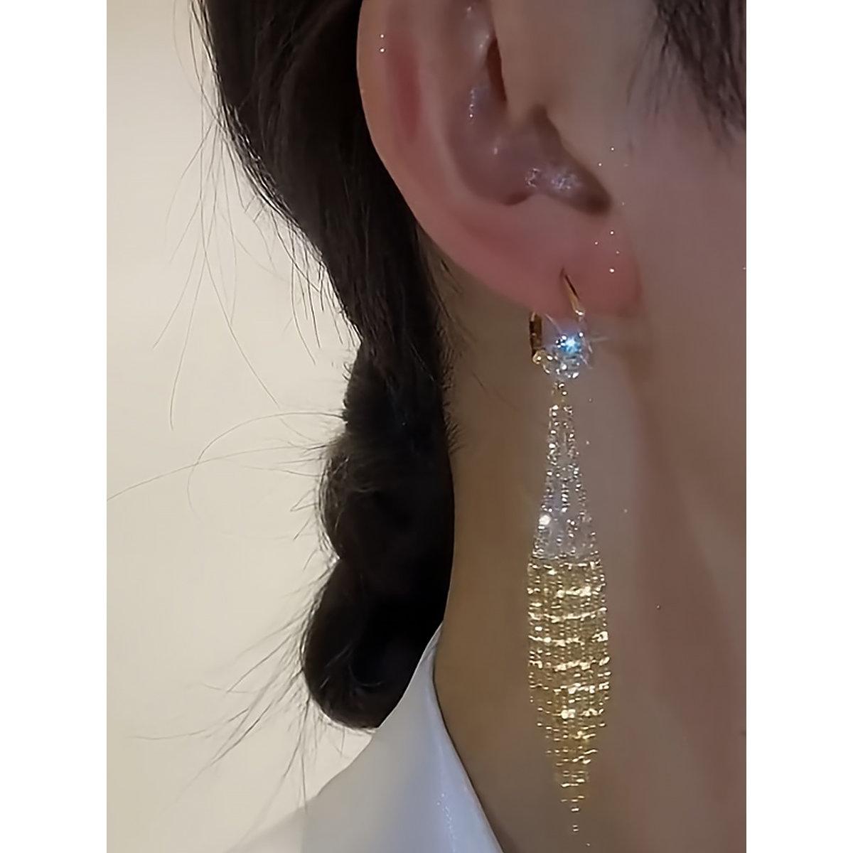 Take Two Embellished Tassel Earrings-women-watchesandjewellery-jewellery-earrings-image-3