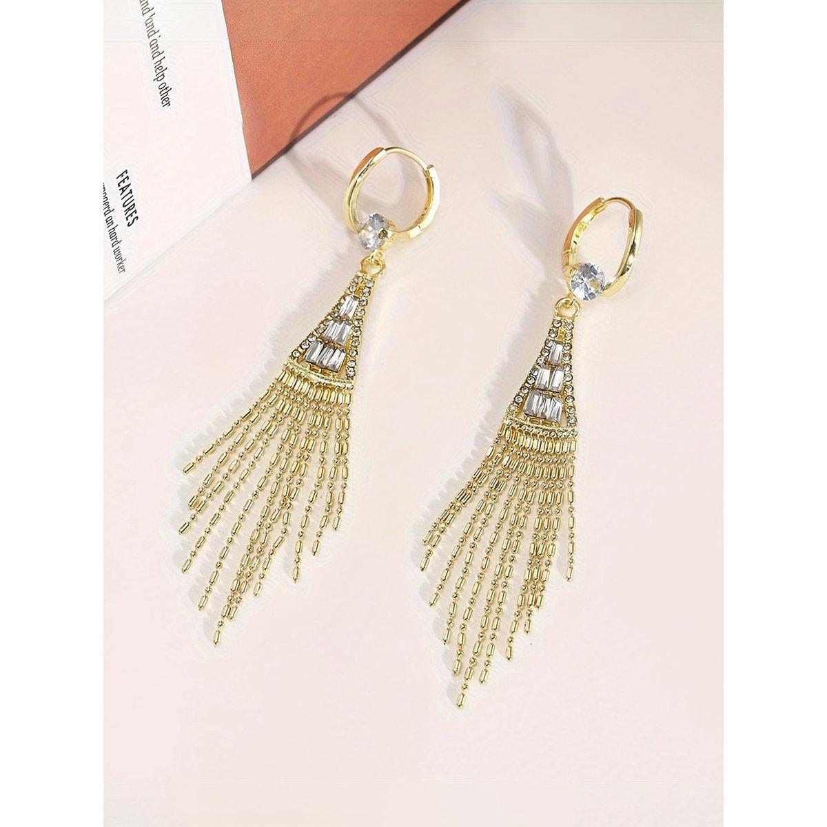 Take Two Embellished Tassel Earrings-women-watchesandjewellery-jewellery-earrings-image-6