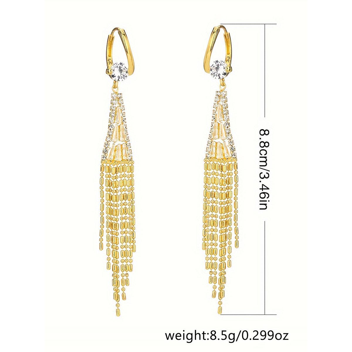 Take Two Embellished Tassel Earrings-women-watchesandjewellery-jewellery-earrings-image-7