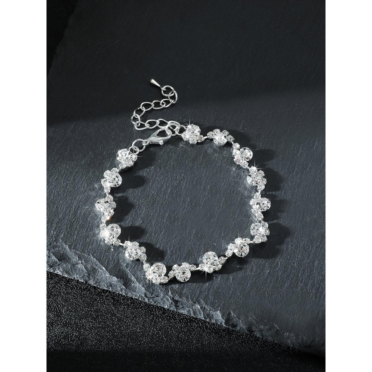 Take Two Rhinestone Flower Bracelet-women-watchesandjewellery-jewellery-banglesandbracelets-image-3