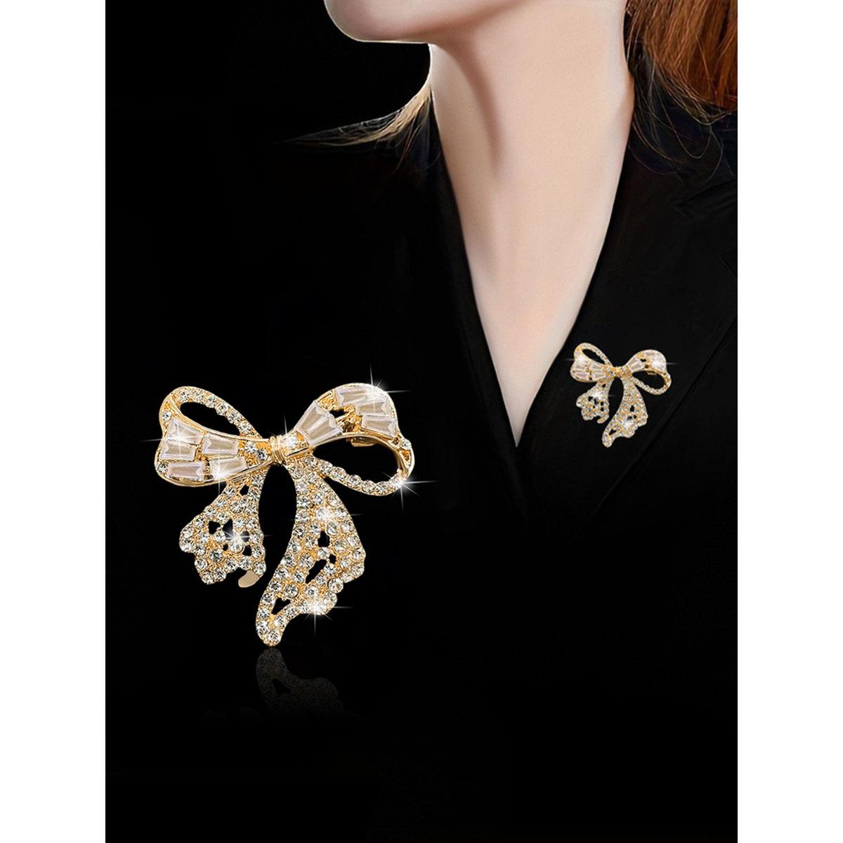 Take Two Embellished Bow Brooch-women-watchesandjewellery-jewellery-brooches-image-1