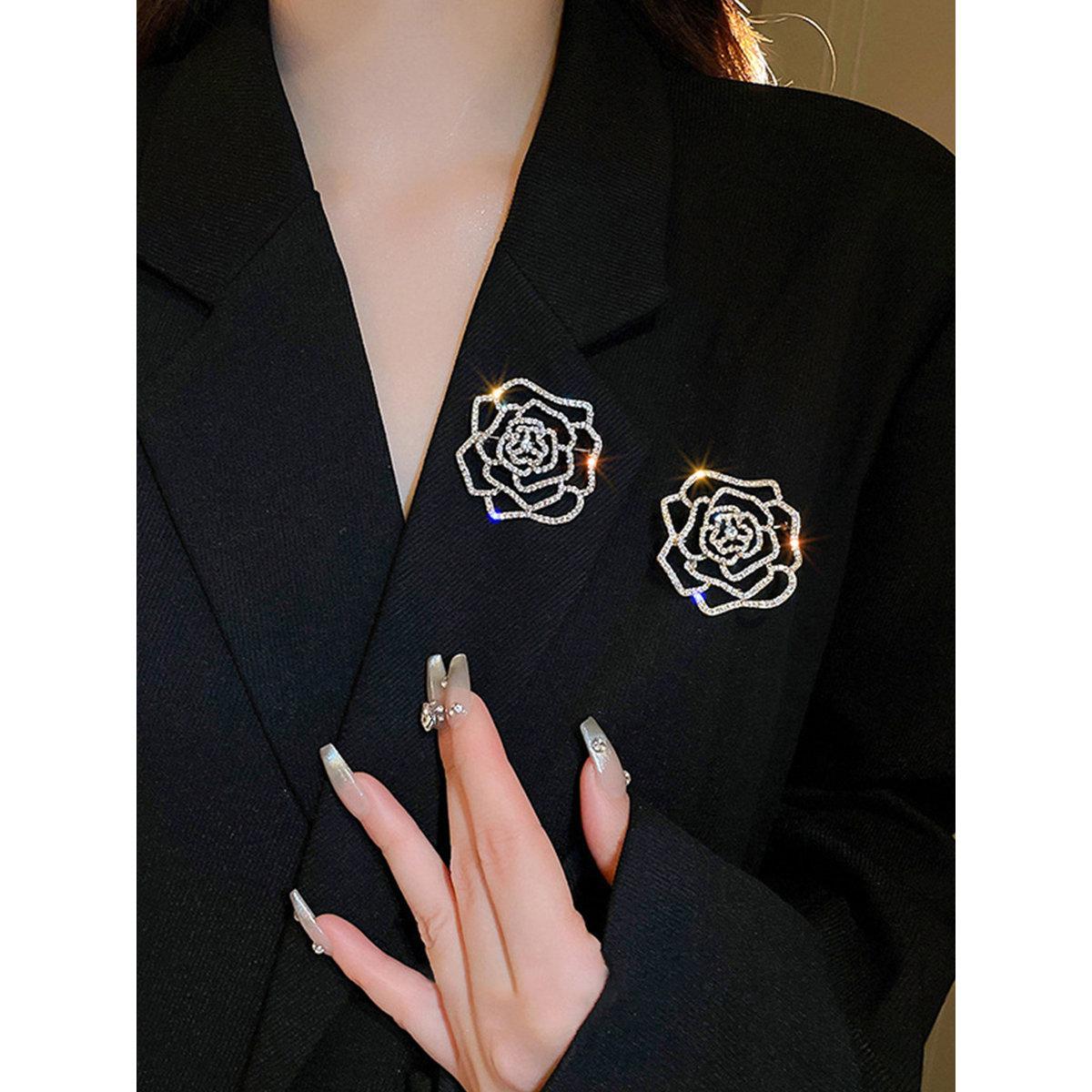 Take Two Embellished Rose Brooch-women-watchesandjewellery-jewellery-brooches-image-2