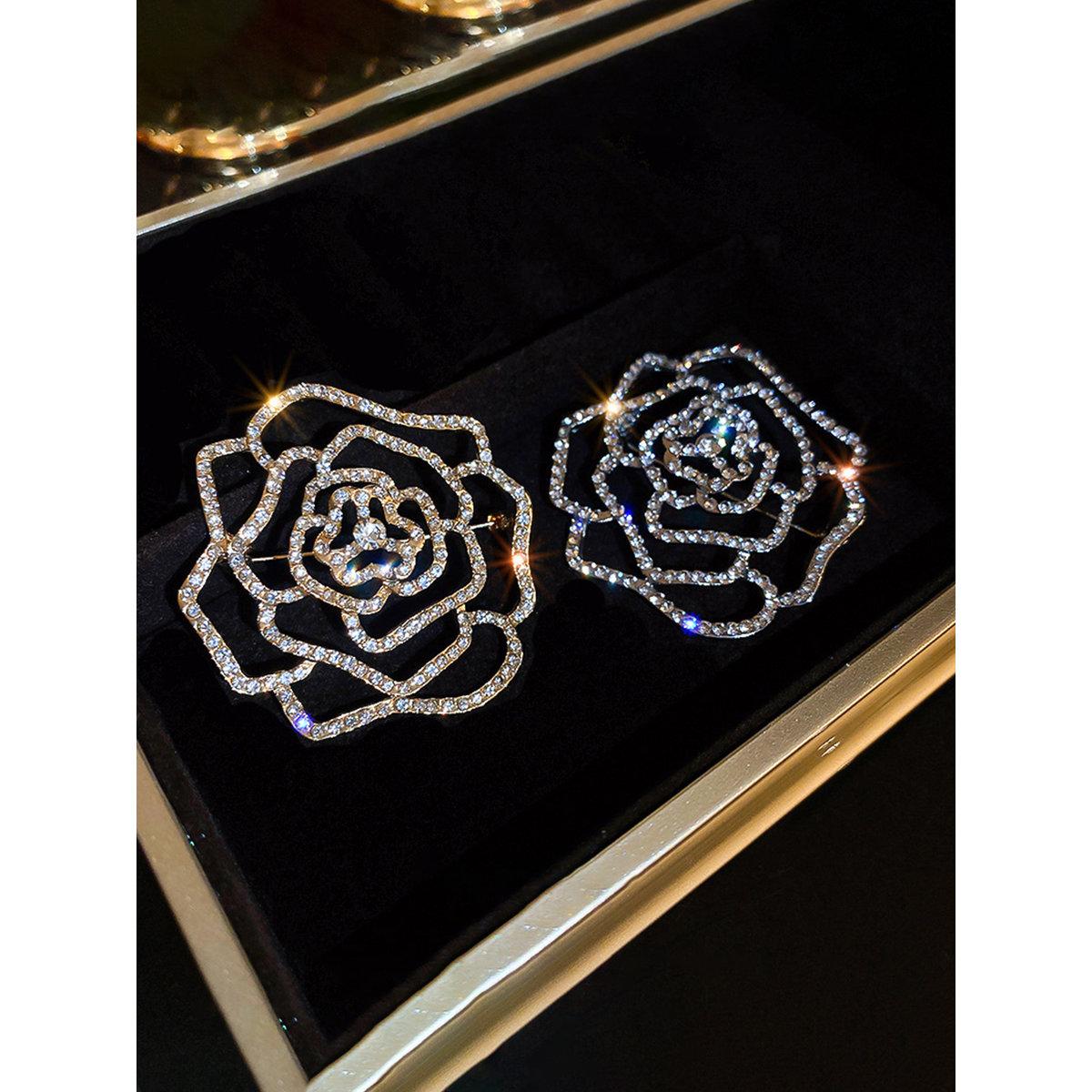 Take Two Embellished Rose Brooch-women-watchesandjewellery-jewellery-brooches-image-4