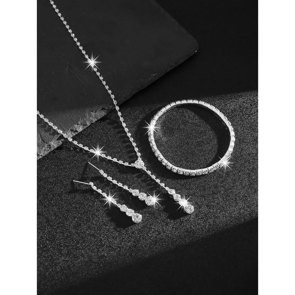 Take Two Rhinestone Necklace, Earrings and Bracelet Set-women-watchesandjewellery-jewellery-jewellerysets-image-4