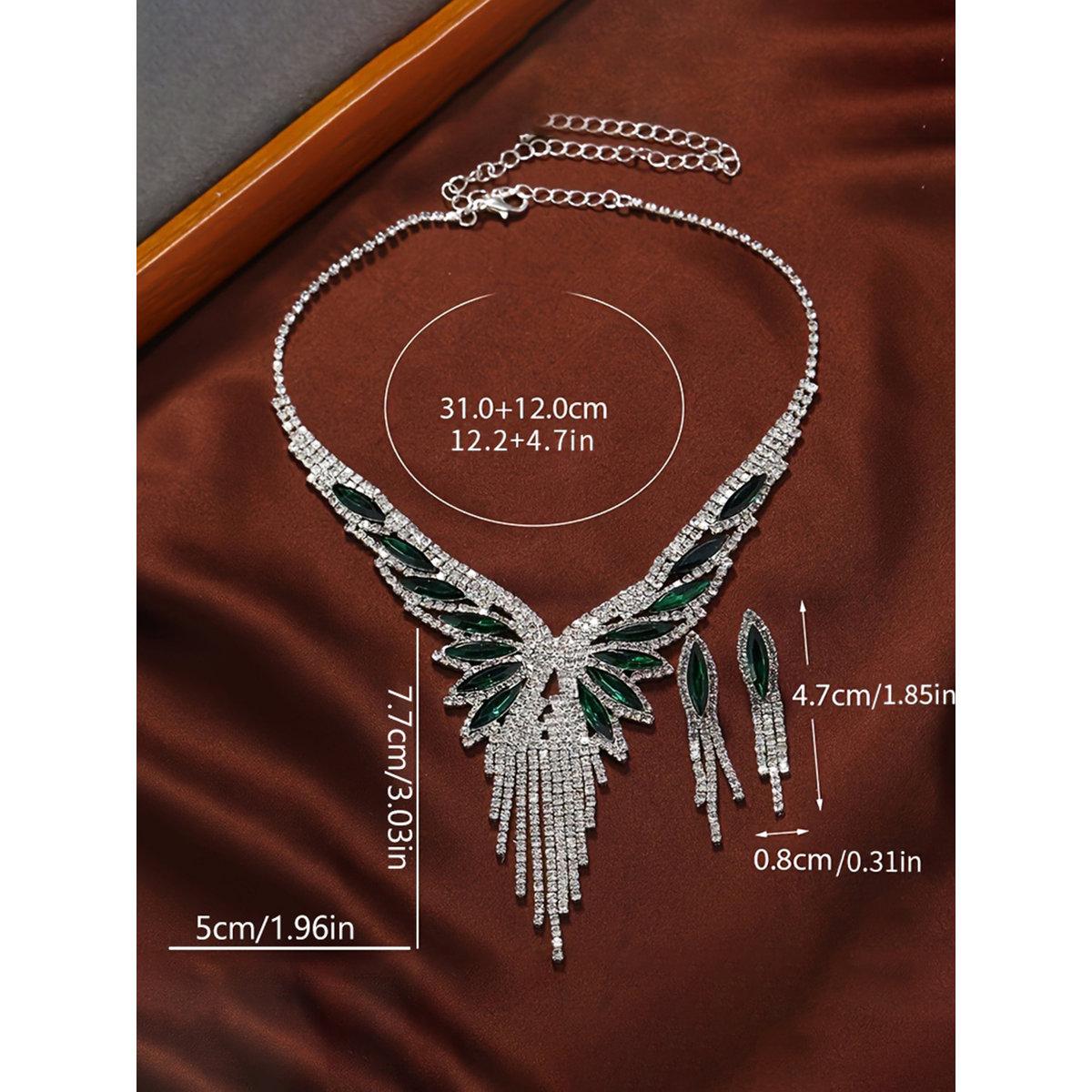 طقم من قلادة مع أقراط بتفاصيل مُنمقة-women-watchesandjewellery-jewellery-jewellerysets-image-5