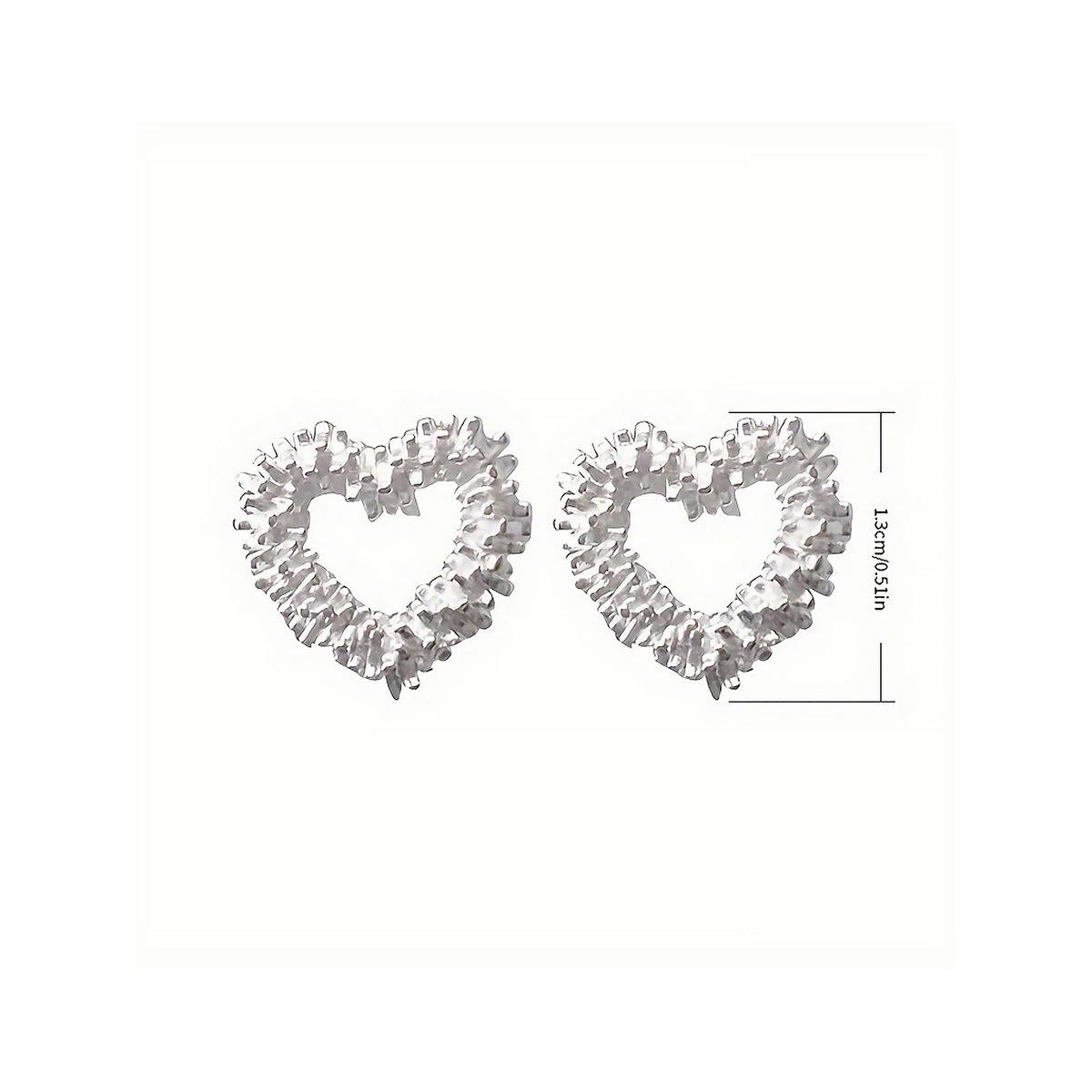 Take Two Embellished Heart Earrings-women-watchesandjewellery-jewellery-earrings-image-4