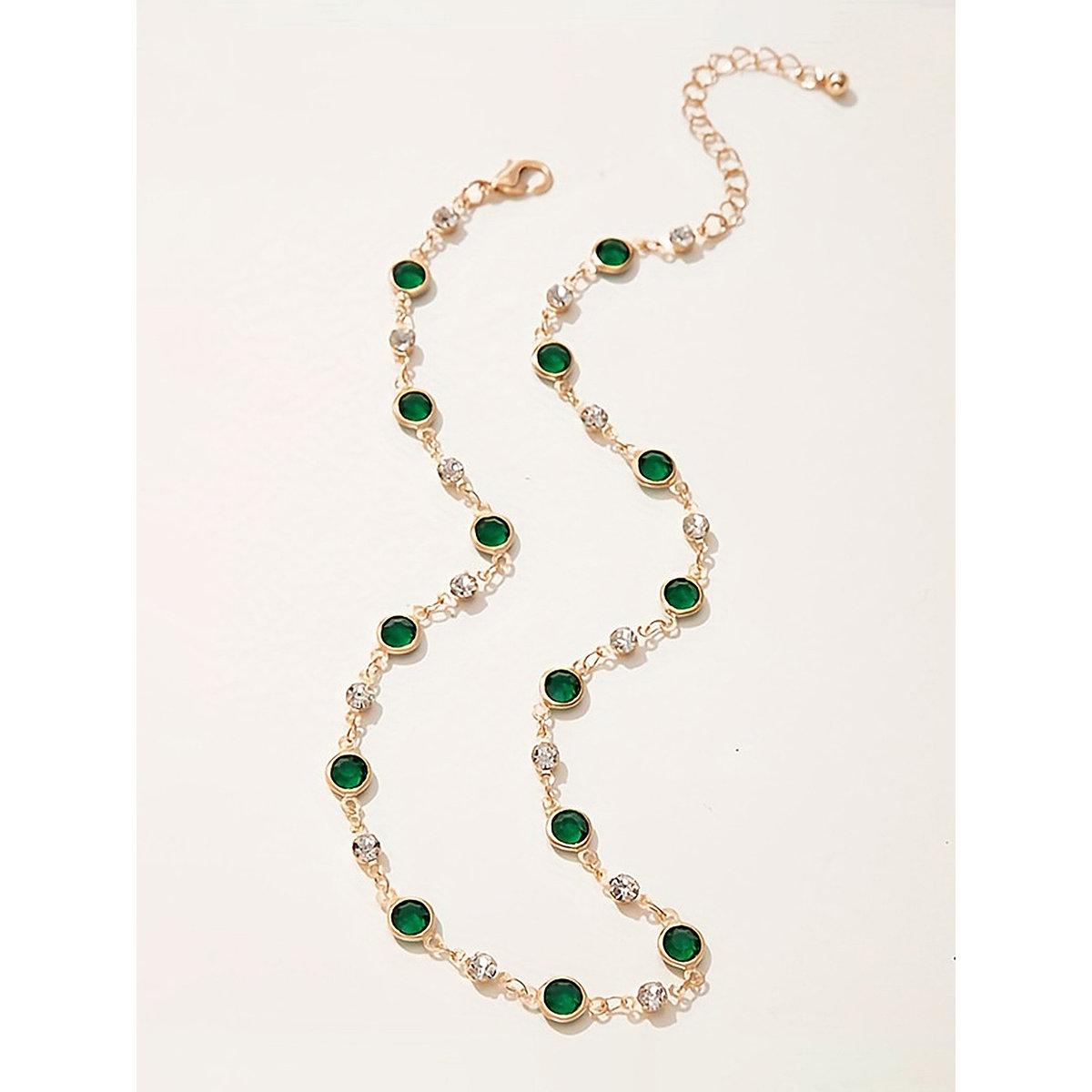 Take Two Embellished Link Necklace-women-watchesandjewellery-jewellery-necklacesandpendants-image-2