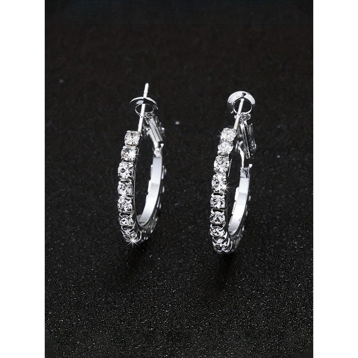 مجموعة من 5 - أقراط دائرية بتفاصيل مُنمقة-women-watchesandjewellery-jewellery-earrings-image-7