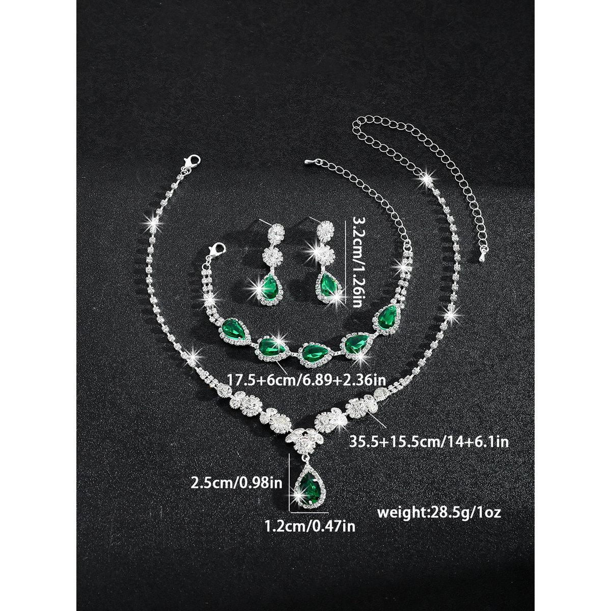 Take Two Embellished Rhinestone Necklace, Earrings and Bracelet Set-women-watchesandjewellery-jewellery-jewellerysets-image-3