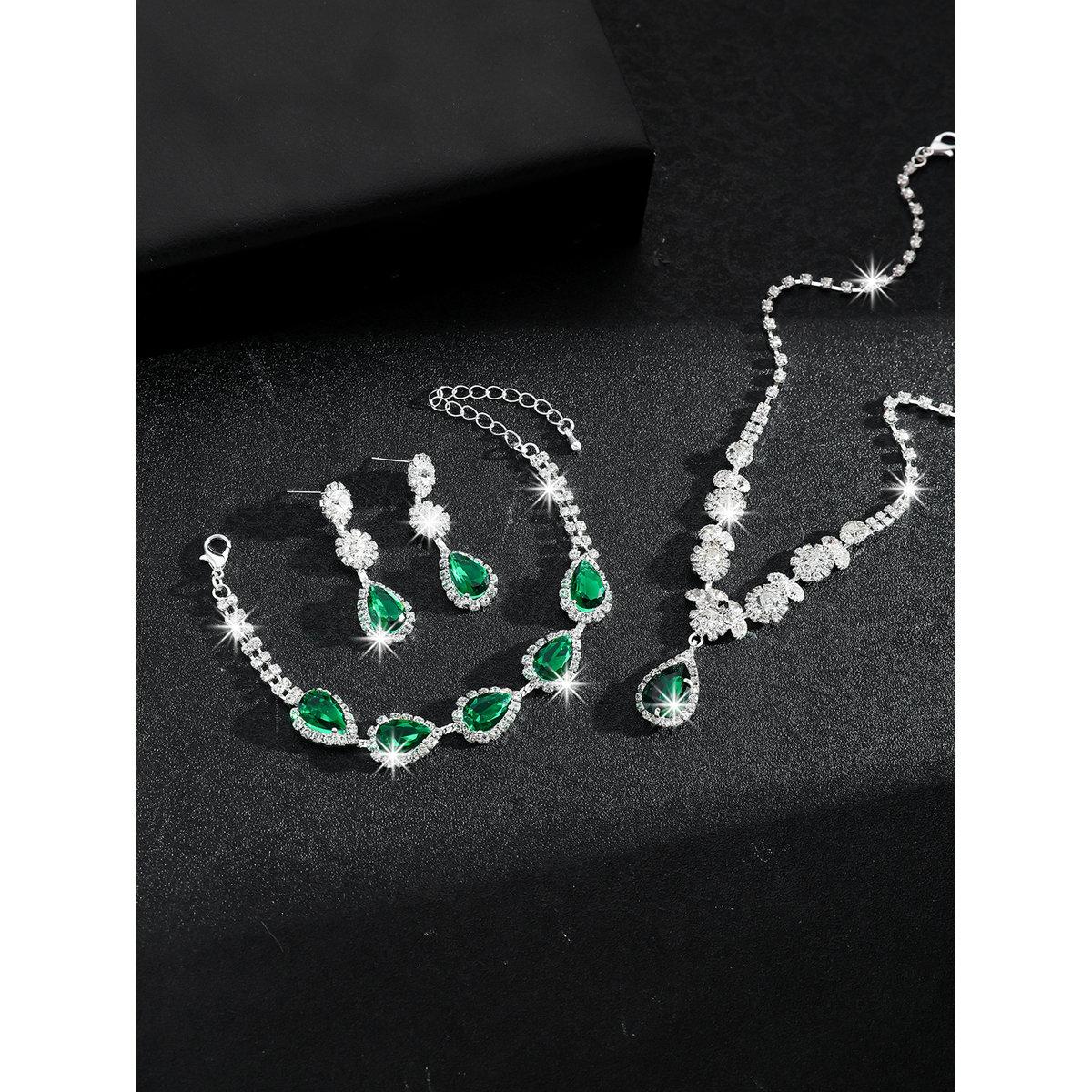 Take Two Embellished Rhinestone Necklace, Earrings and Bracelet Set-women-watchesandjewellery-jewellery-jewellerysets-image-6